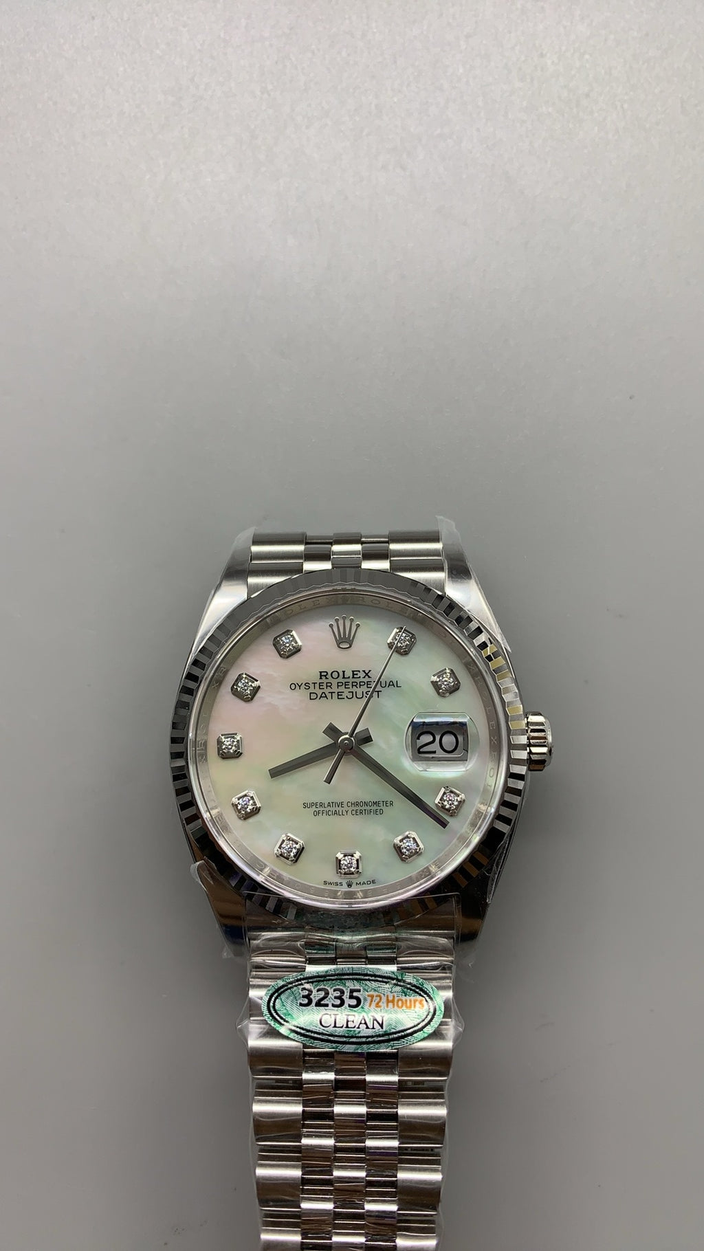 Rolex Datejust 36MM | หน้าปัดมุก (Mother of Pearl) | กลไกอัตโนมัติ Cal.3235