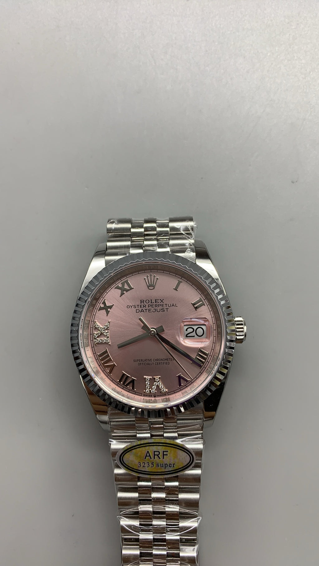 Rolex Datejust 36MM | หน้าปัดสีชมพู | กลไกอัตโนมัติ Cal.3235