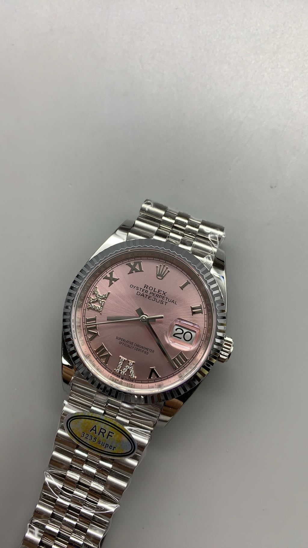 Rolex Datejust 36MM | หน้าปัดสีชมพู | กลไกอัตโนมัติ Cal.3235