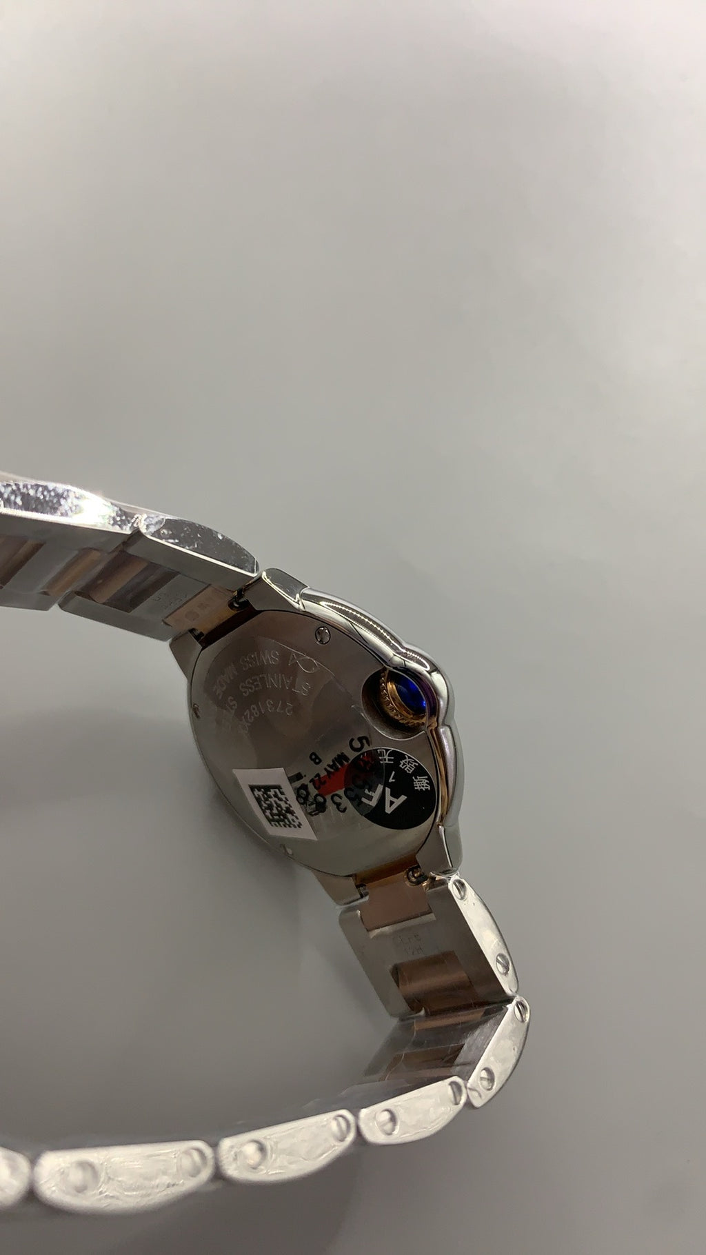 Cartier Ballon Bleu de Cartier | ขนาด 28 มม. | หน้าปัดเปลือกหอย | สองกษัตริย์ (สแตนเลสสตีล+สีโรสโกลด์) | ควอตซ์ (Quartz)