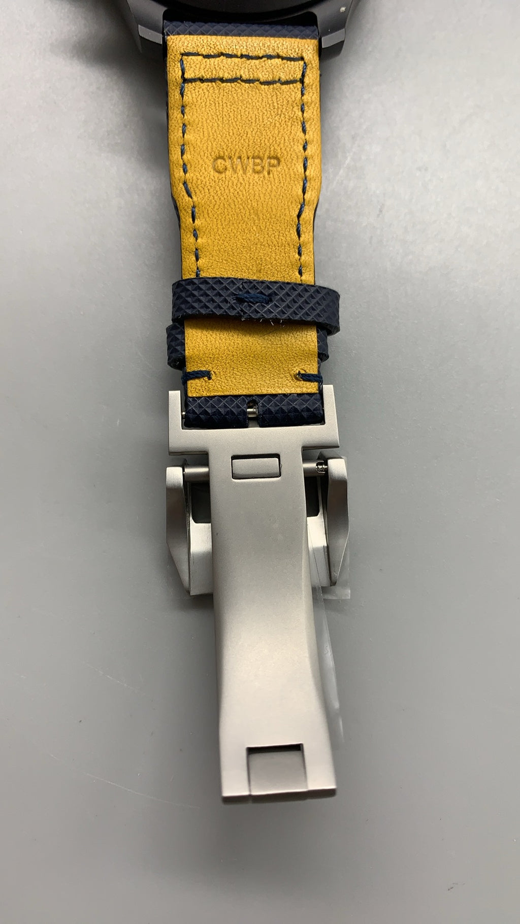 IWC Pilot's Watch Chronograph Blue Angels | 44.5MM | ตัวเรือนเซรามิกสีดำ | ฟังก์ชันจับเวลา | หน้าปัดสีน้ำเงิน | สายผ้าไนลอนสีน้ำเงิน | กลไกอัตโนมัติ Cal.89361