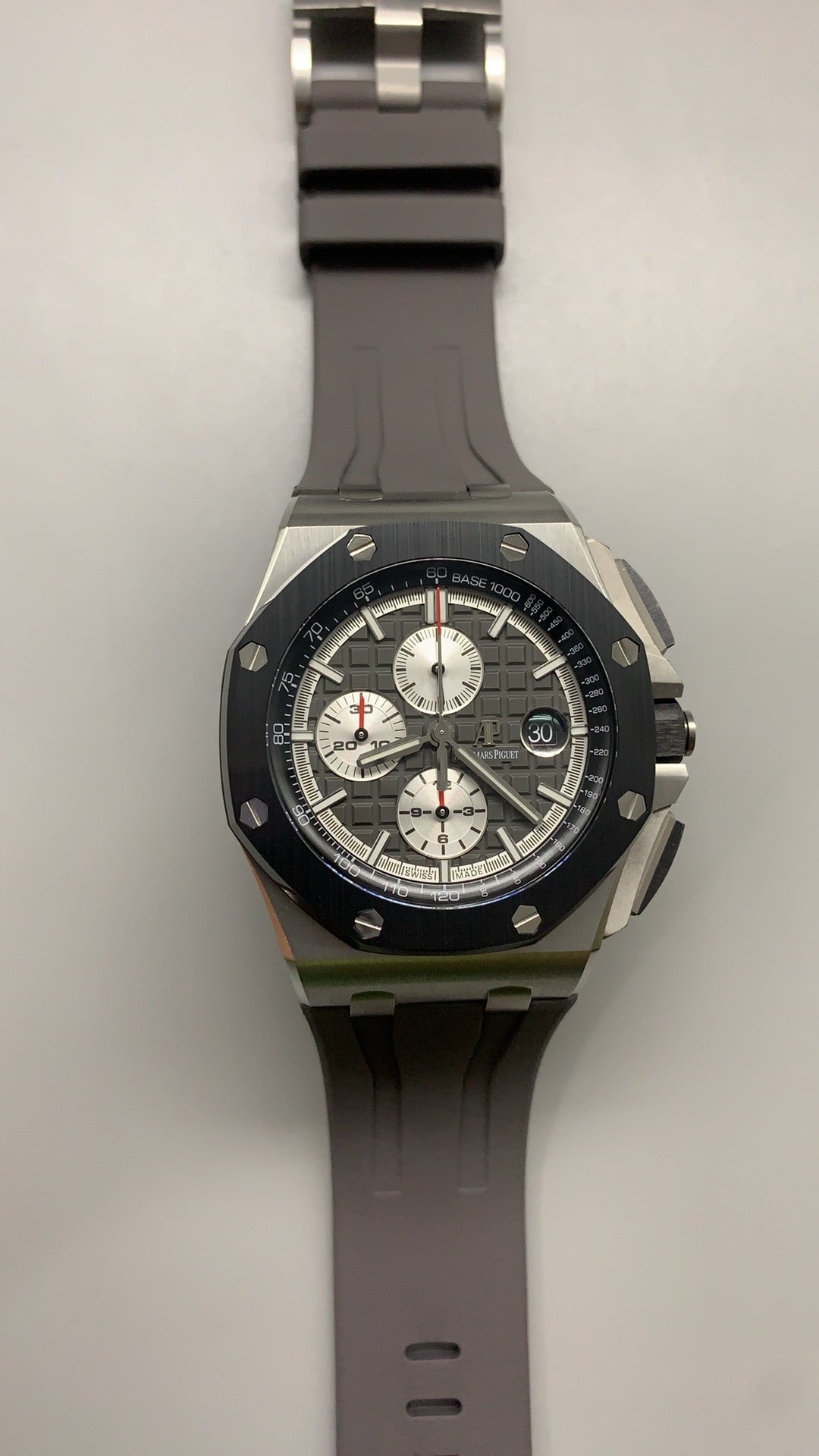 Audemars Piguet Royal Oak Offshore 26420ST | 43MM | ตัวเรือนสแตนเลสสตีล | หน้าปัดสีเทา | จับเวลา Chronograph | กลไกอัตโนมัติ Cal.4401