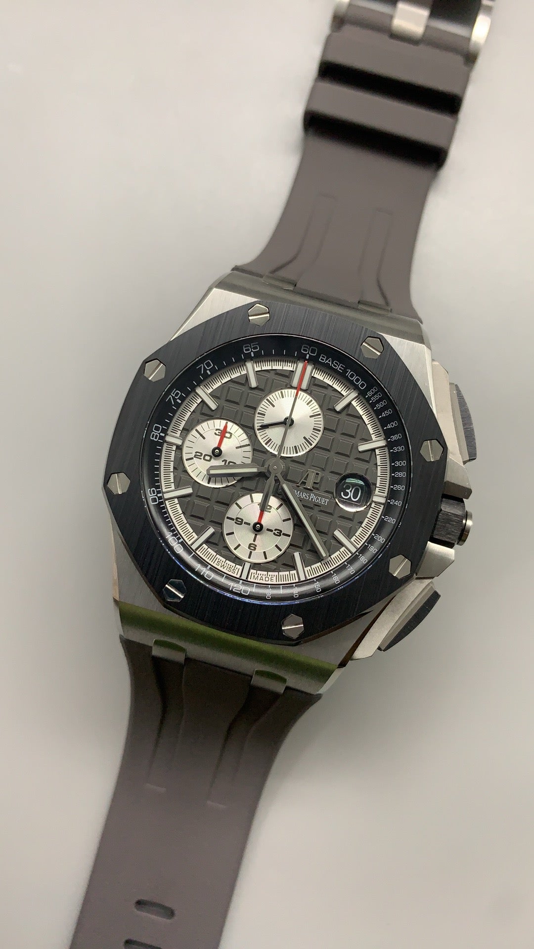 Audemars Piguet Royal Oak Offshore 26420ST | 43MM | ตัวเรือนสแตนเลสสตีล | หน้าปัดสีเทา | จับเวลา Chronograph | กลไกอัตโนมัติ Cal.4401