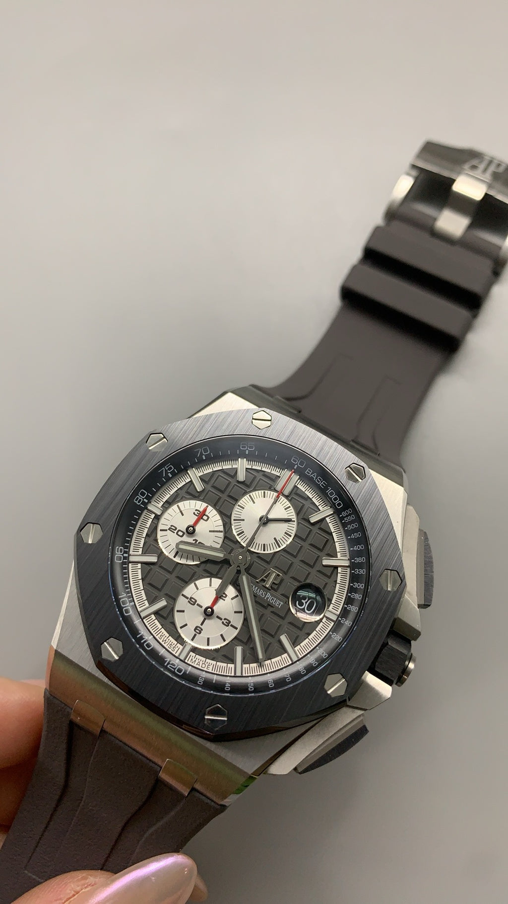 Audemars Piguet Royal Oak Offshore 26420ST | 43MM | Stainless Steel Case | Grey Dial | Chronograph | Automatic Caliber 4401