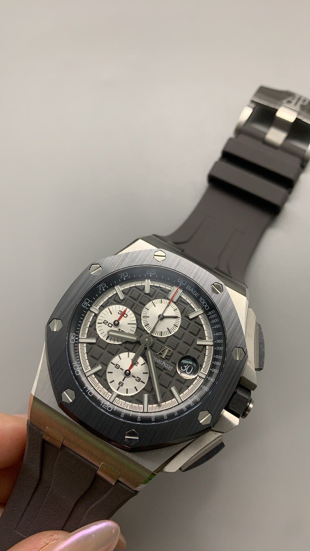 Audemars Piguet Royal Oak Offshore 26420ST | 43MM | ตัวเรือนสแตนเลสสตีล | หน้าปัดสีเทา | จับเวลา Chronograph | กลไกอัตโนมัติ Cal.4401