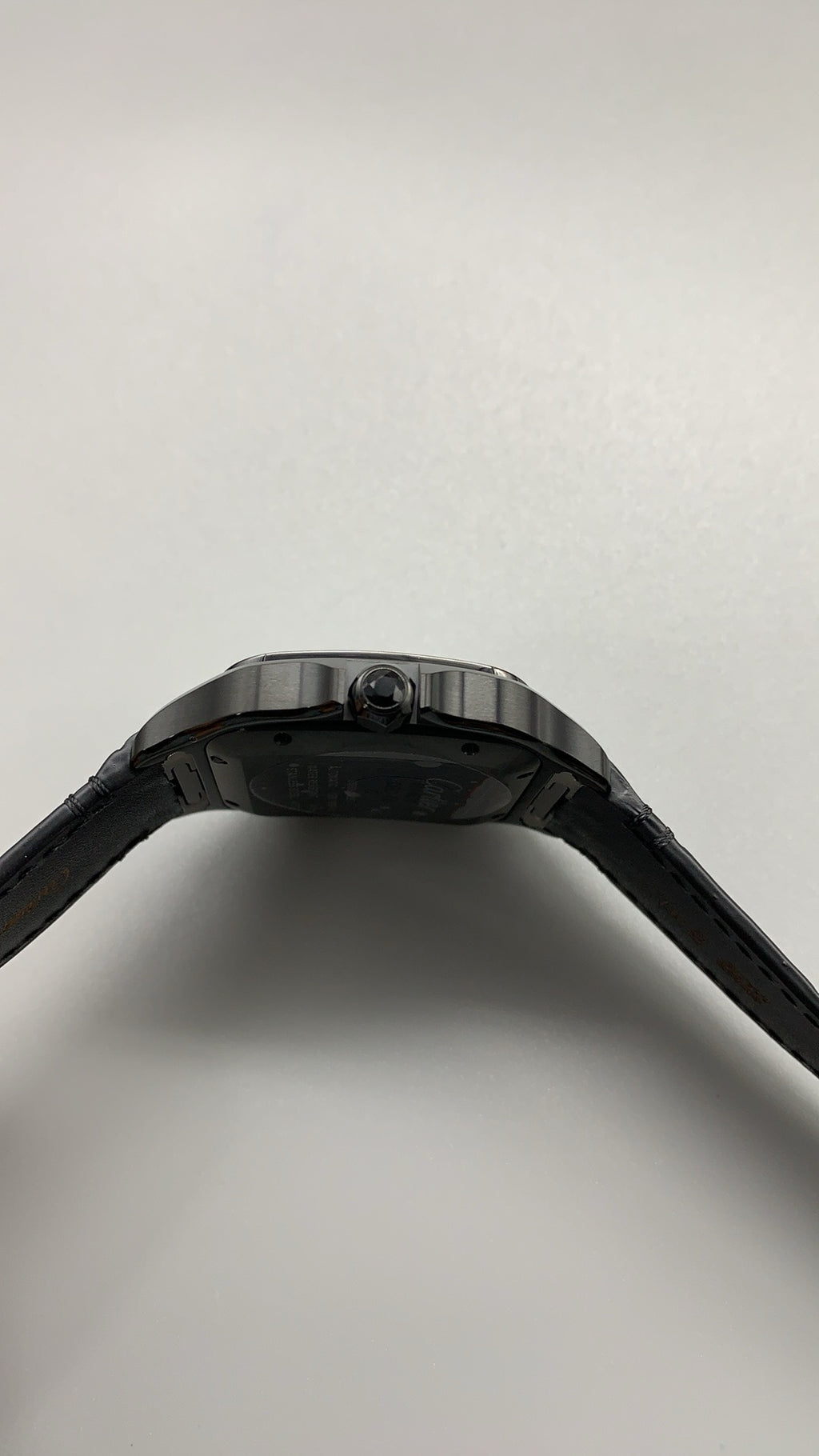 Cartier Santos de Cartier | ขนาด 40 มม. (Large) | สีดำทั้งเรือน | สายหนัง | อัตโนมัติ