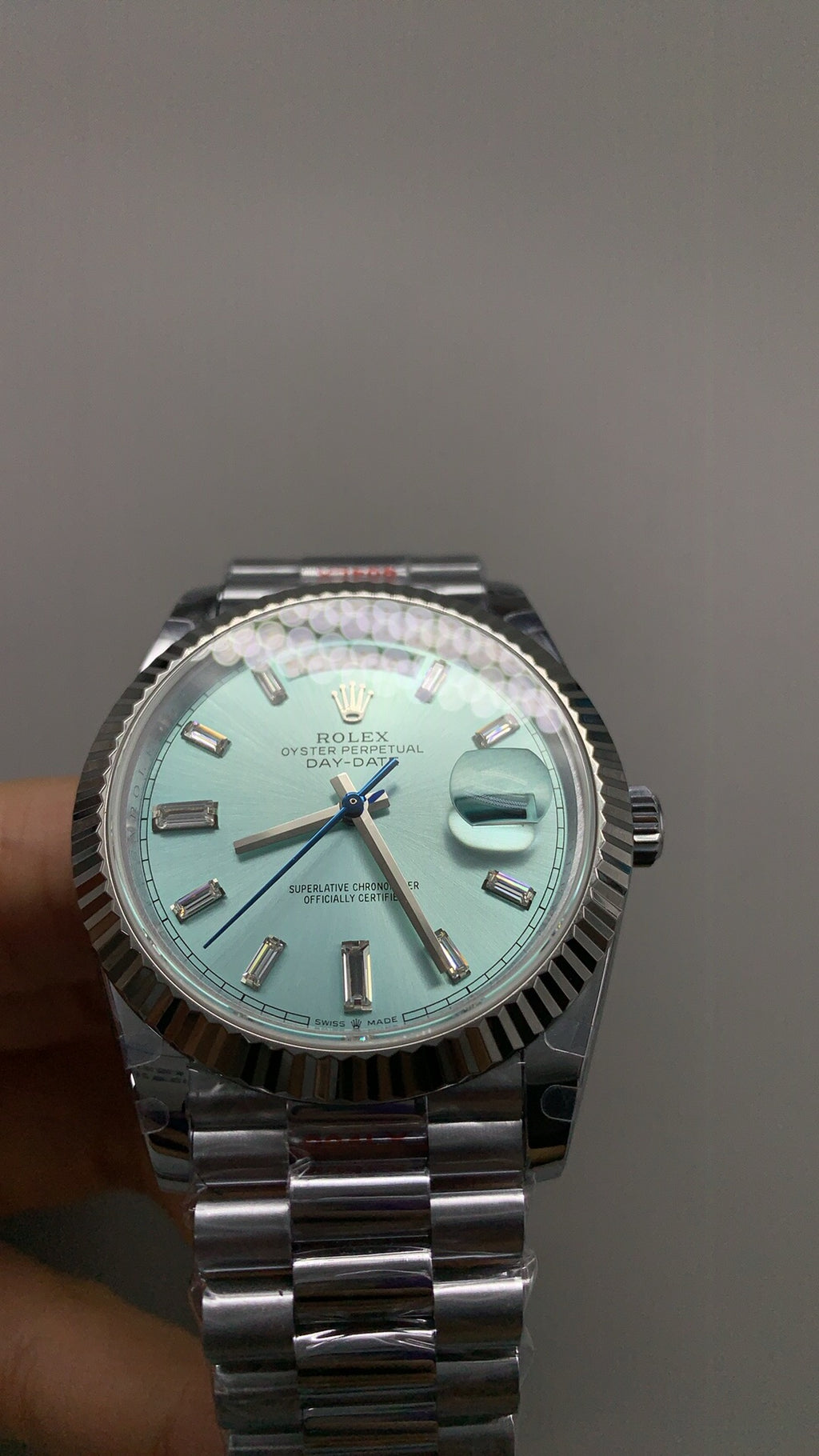 Rolex Day-Date 40MM | โชว์วันและวันที่ | กลไกอัตโนมัติ Cal.3255