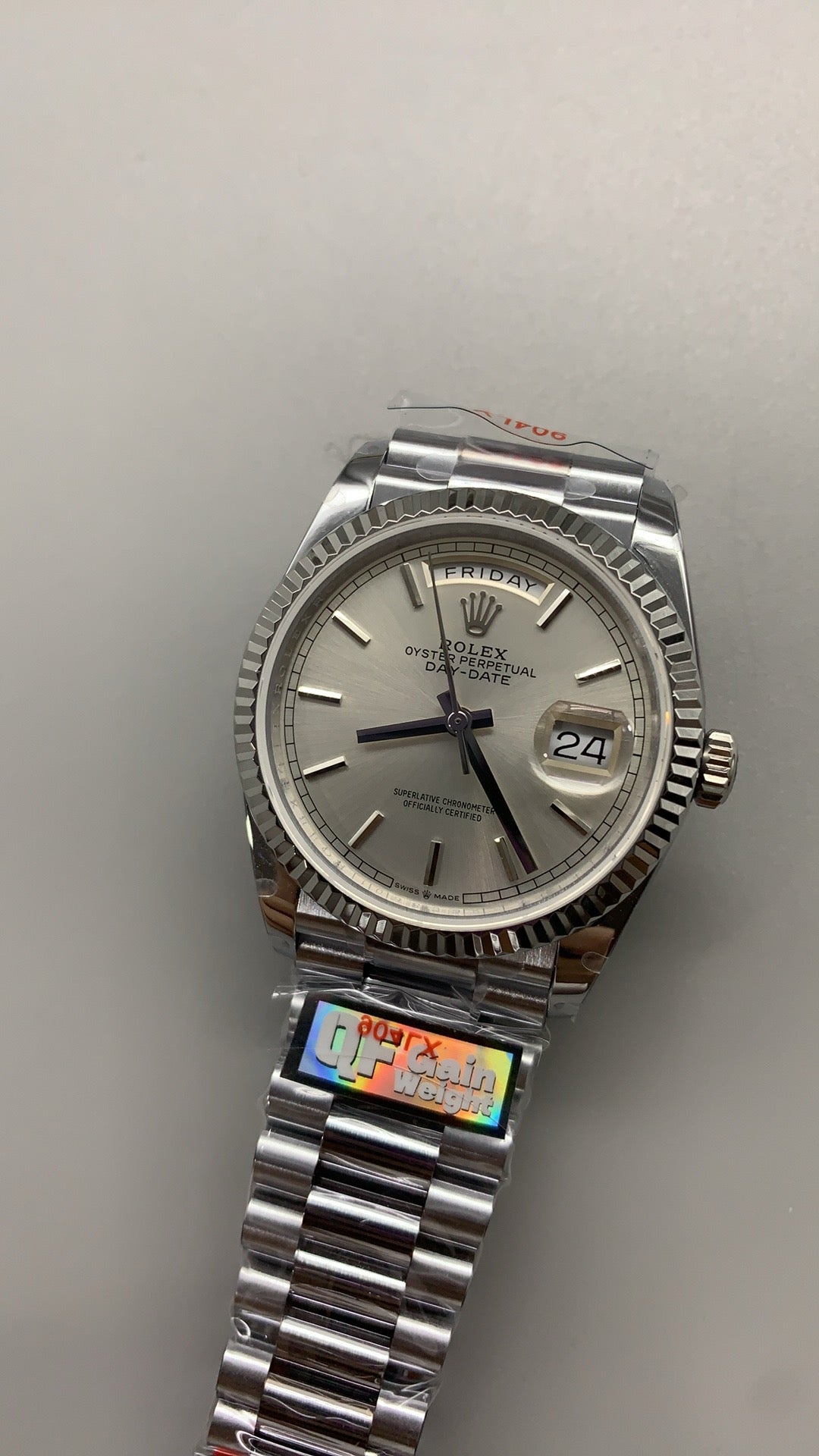 Rolex Day-Date 40MM | โชว์วันและวันที่ | กลไกอัตโนมัติ Cal.3255