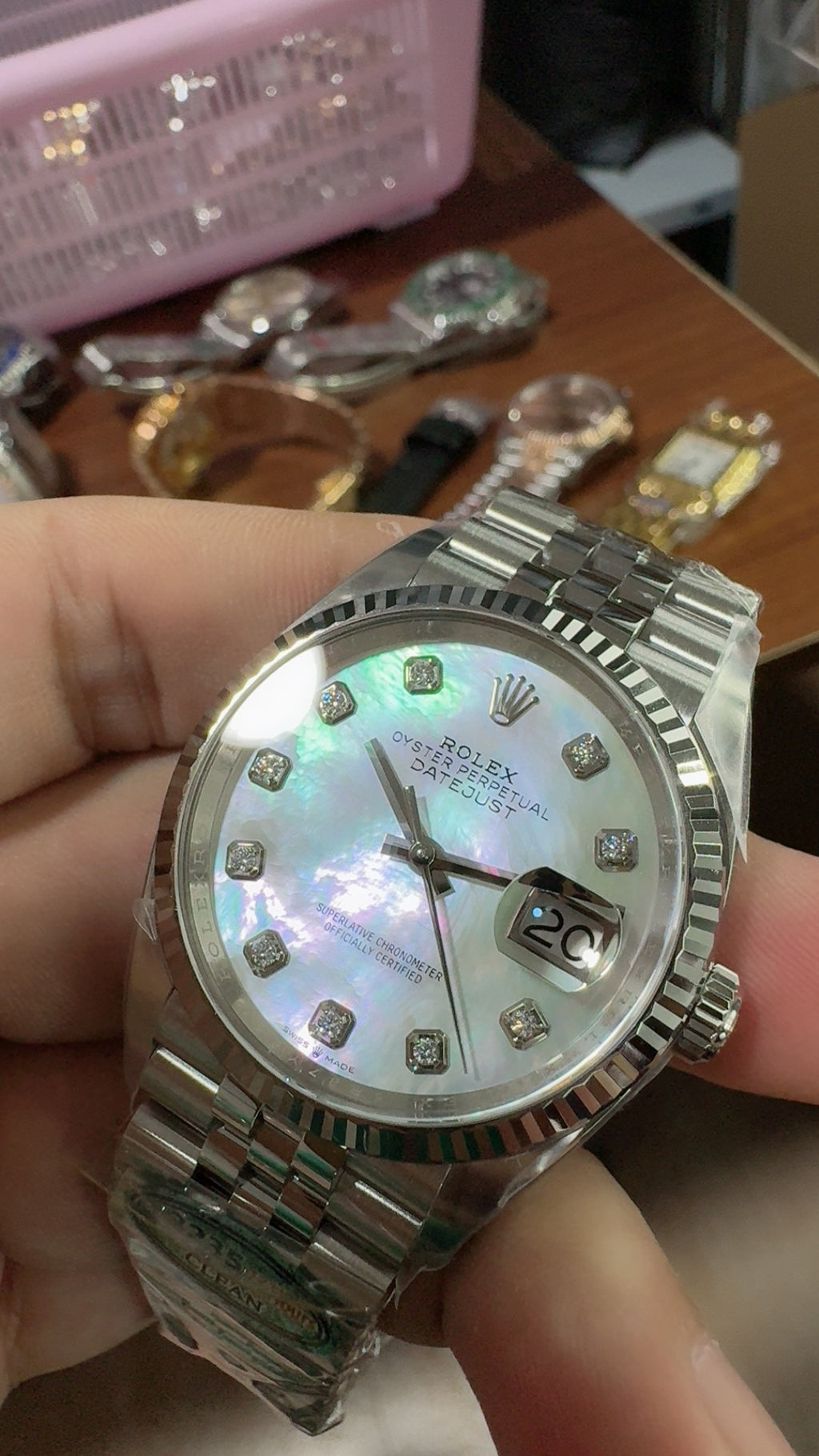 Rolex Datejust 36MM | หน้าปัดมุก (Mother of Pearl) | กลไกอัตโนมัติ Cal.3235