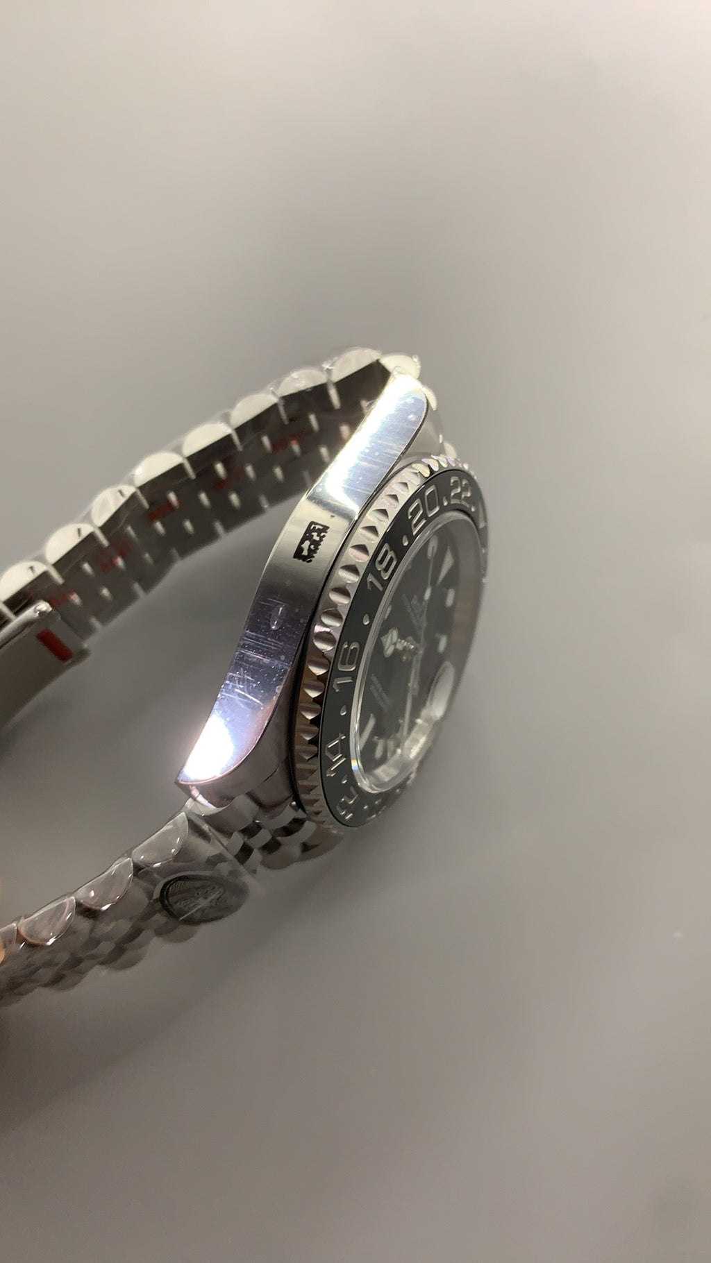 Rolex GMT-Master II 40MM | ขอบเซรามิกสีดำ-เทา (ขอบใหม่ล่าสุด) | กลไกอัตโนมัติ Cal.3285