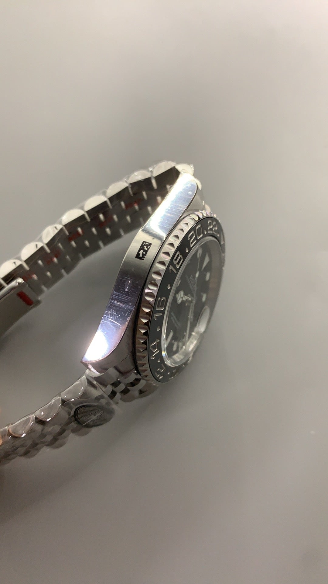 Rolex GMT-Master II 40MM | ขอบเซรามิกสีดำ-เทา (ขอบใหม่ล่าสุด) | กลไกอัตโนมัติ Cal.3285