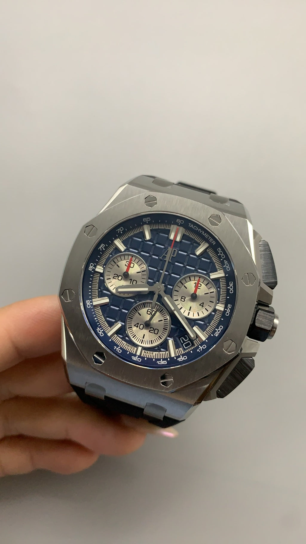 Audemars Piguet Royal Oak Offshore 26420ST | 43MM | Stainless Steel Case | Blue Dial | Chronograph | Automatic Caliber 4401