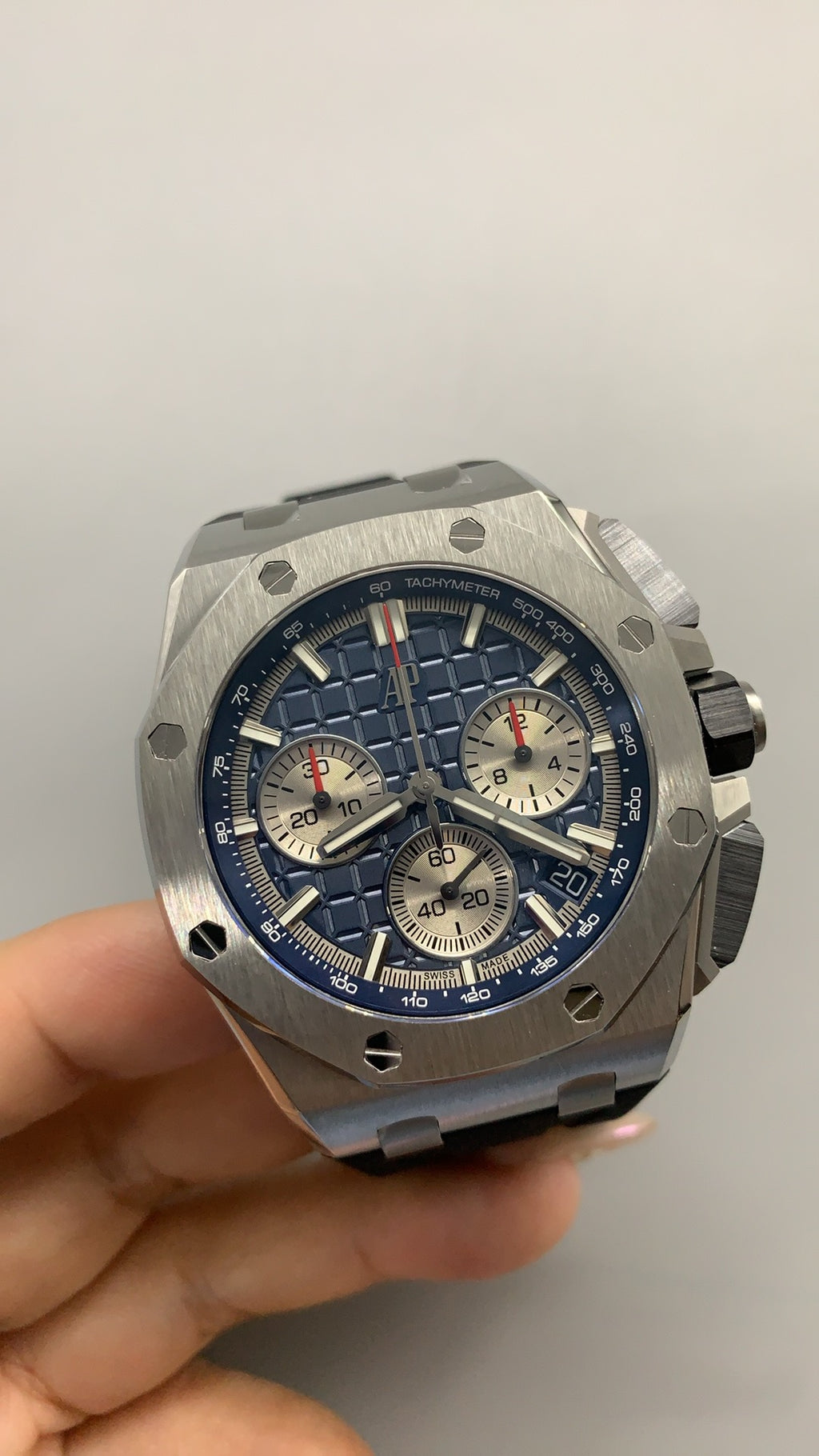 Audemars Piguet Royal Oak Offshore 26420ST | 43MM | Stainless Steel Case | Blue Dial | Chronograph | Automatic Caliber 4401