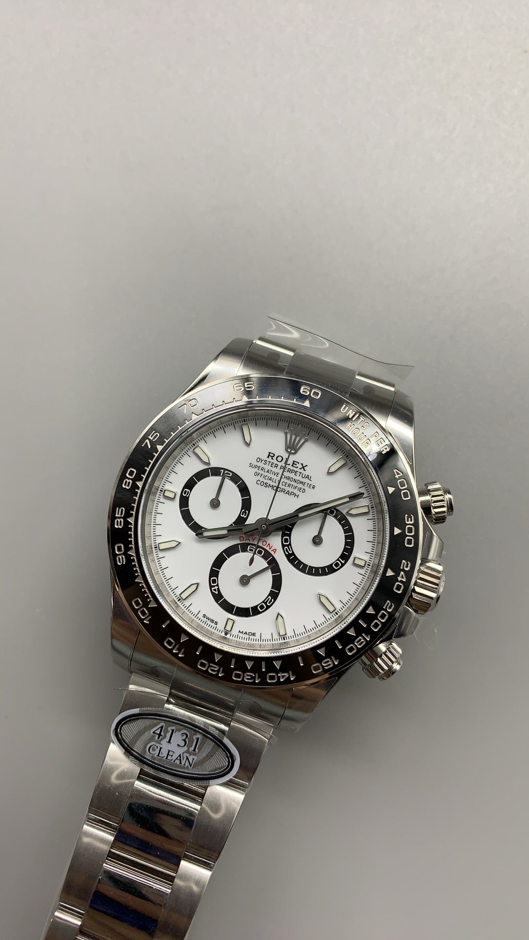 Rolex Daytona 40MM | หน้าปัดแพนด้า ขาว-ดำ | กลไกอัตโนมัติ Cal.4131