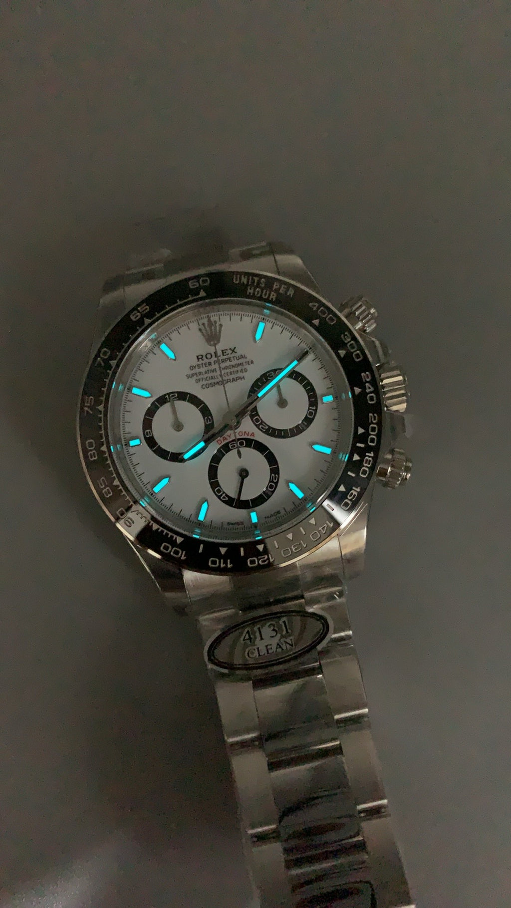 Rolex Daytona 40MM | หน้าปัดแพนด้า ขาว-ดำ | กลไกอัตโนมัติ Cal.4131