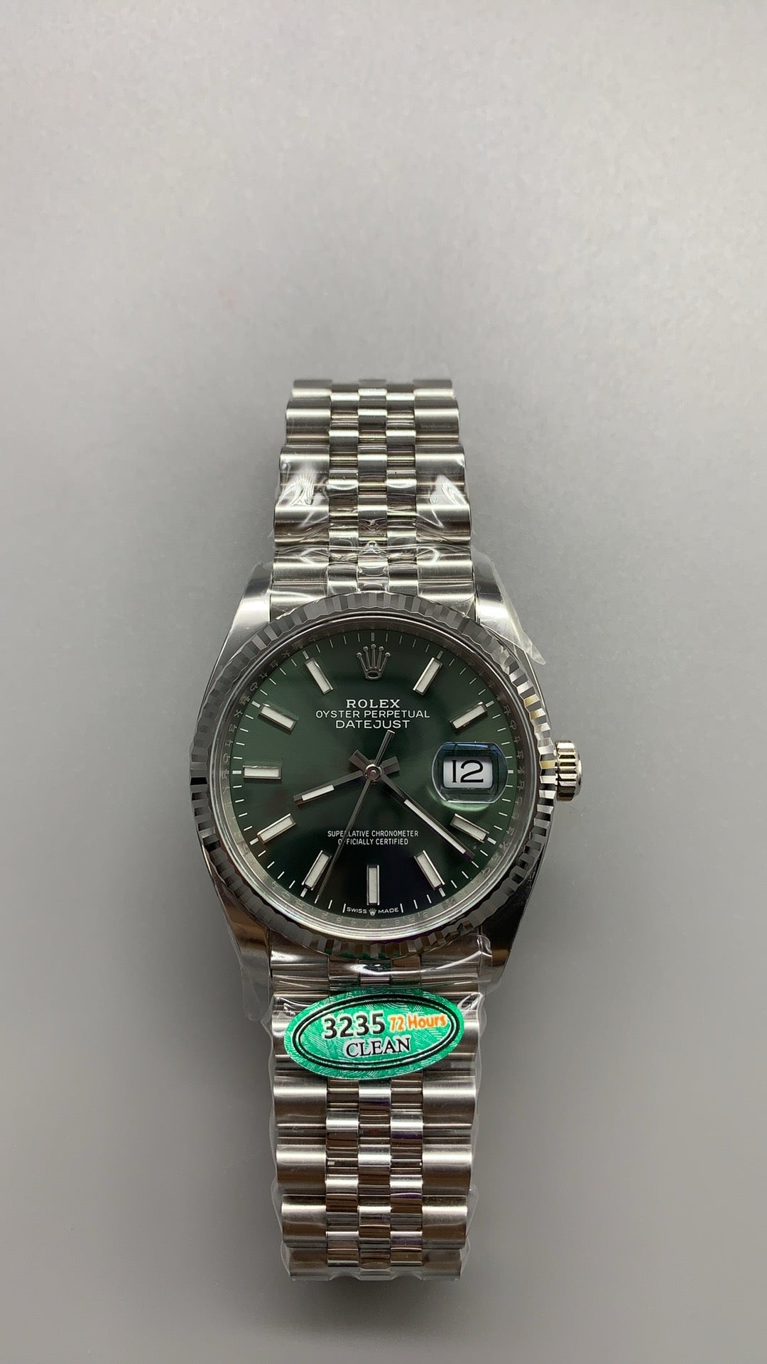 Rolex Datejust 36MM | หน้าปัดสีเขียว | กลไกอัตโนมัติ Cal.3235