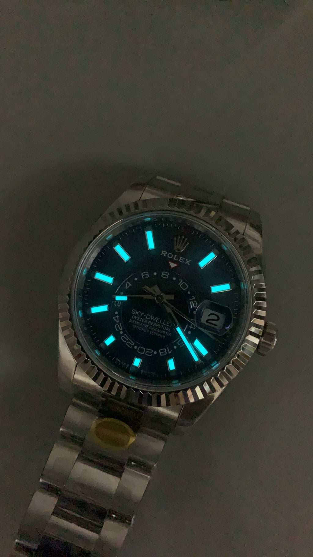 Rolex Sky-Dweller 42MM | ฟังก์ชันปฏิทินประจำปี + GMT | กลไกอัตโนมัติ Cal.9002