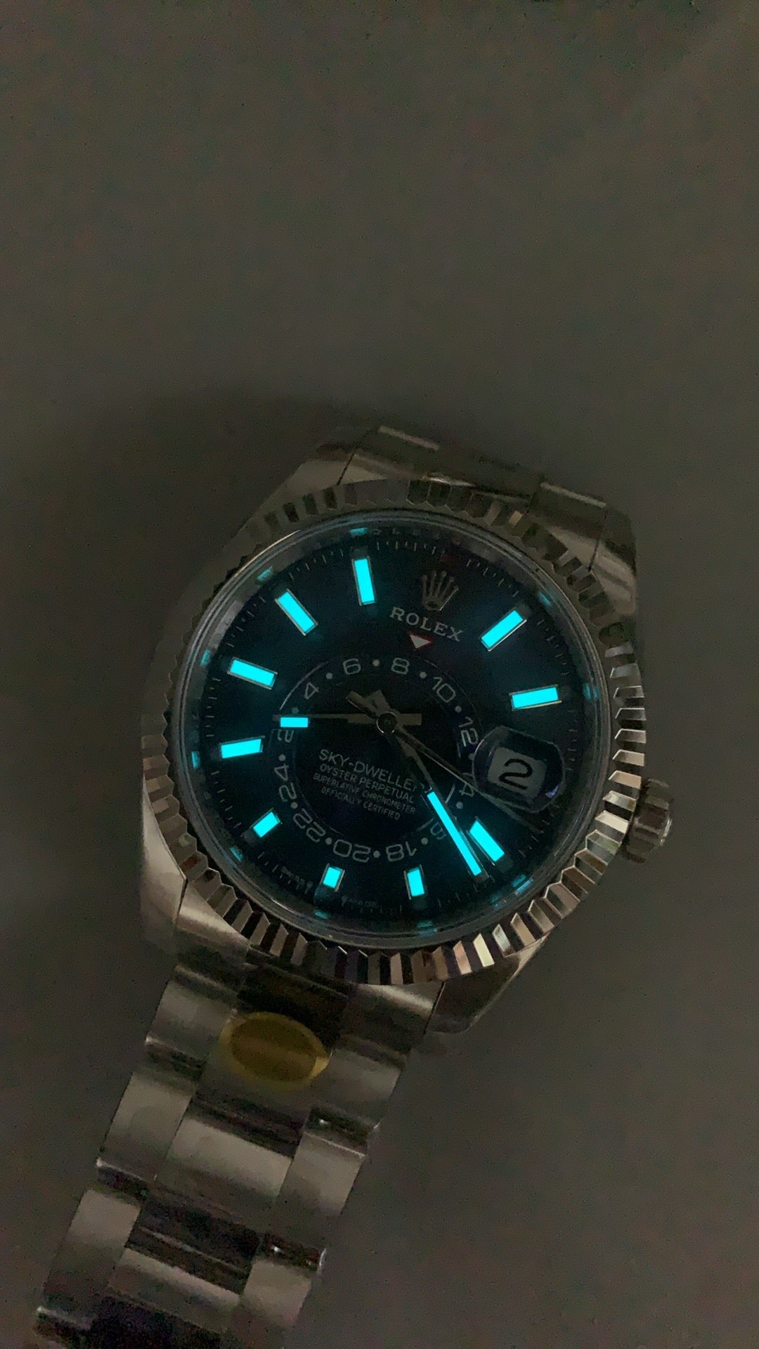 Rolex Sky-Dweller 42MM | ฟังก์ชันปฏิทินประจำปี + GMT | กลไกอัตโนมัติ Cal.9002