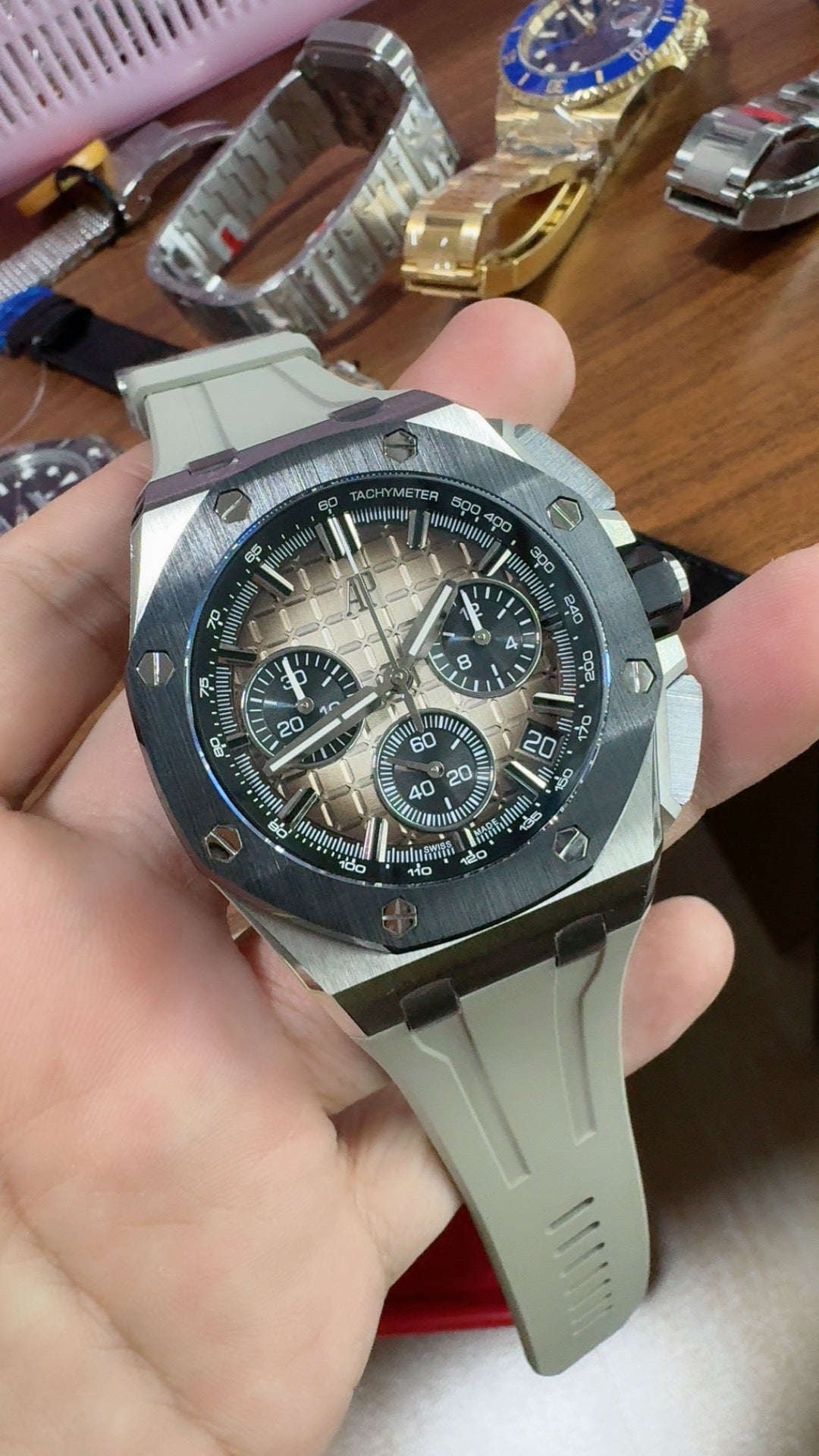 Audemars Piguet Royal Oak Offshore 26420ST | 43MM | ตัวเรือนสแตนเลสสตีล | หน้าปัดสีน้ำเงิน | จับเวลา Chronograph | กลไกอัตโนมัติ Cal.4401