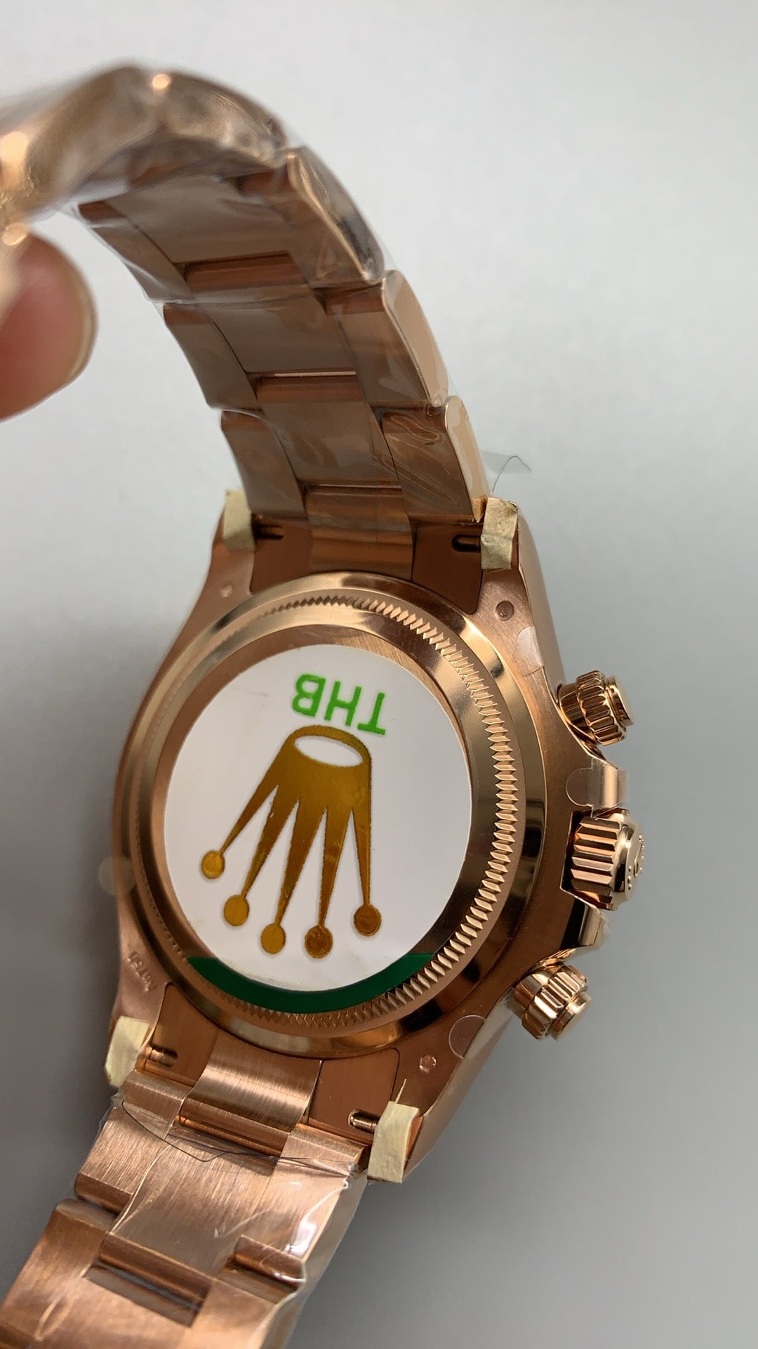 Rolex Daytona 40MM | หน้าปัดสีน้ำตาล (คาปูชิโน่) | ตัวเรือนสแตนเลสเคลือบสีโรสโกลด์ PVD