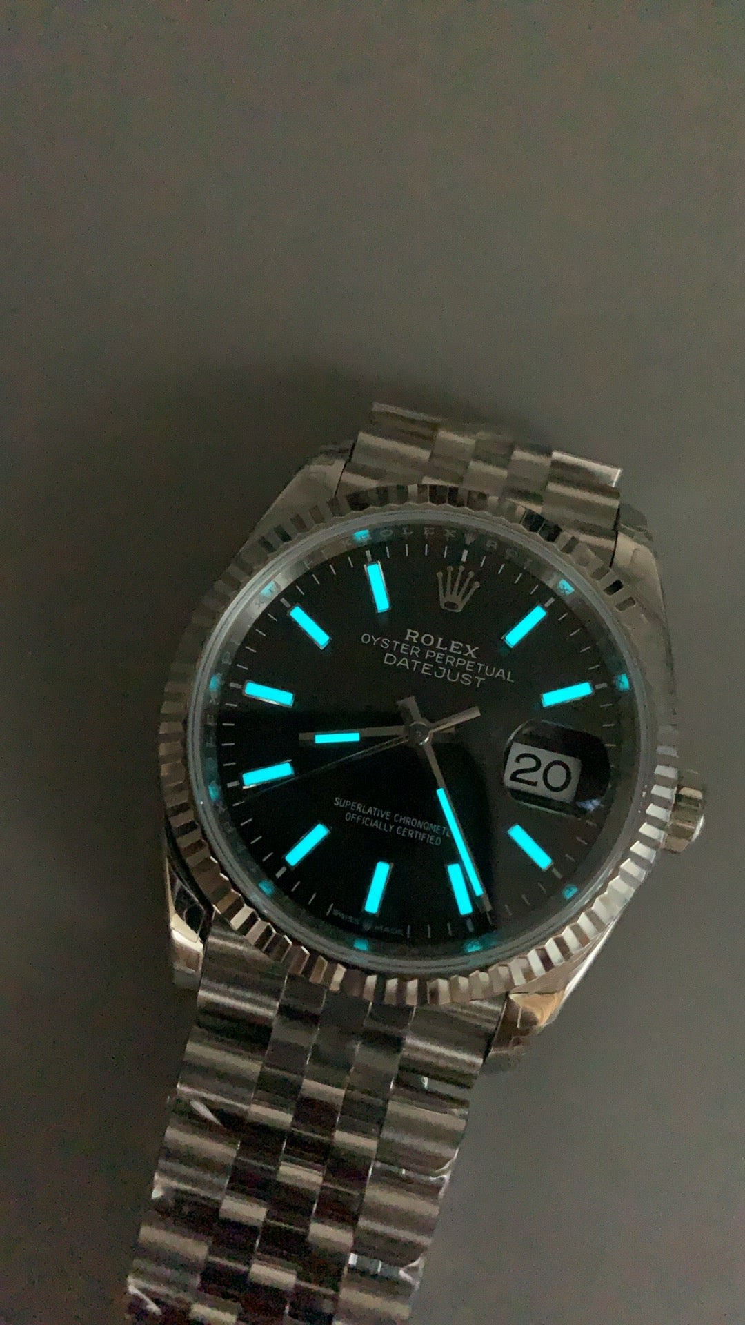 Rolex Datejust 36MM | หน้าปัดสีดำ | กลไกอัตโนมัติ Cal.3235