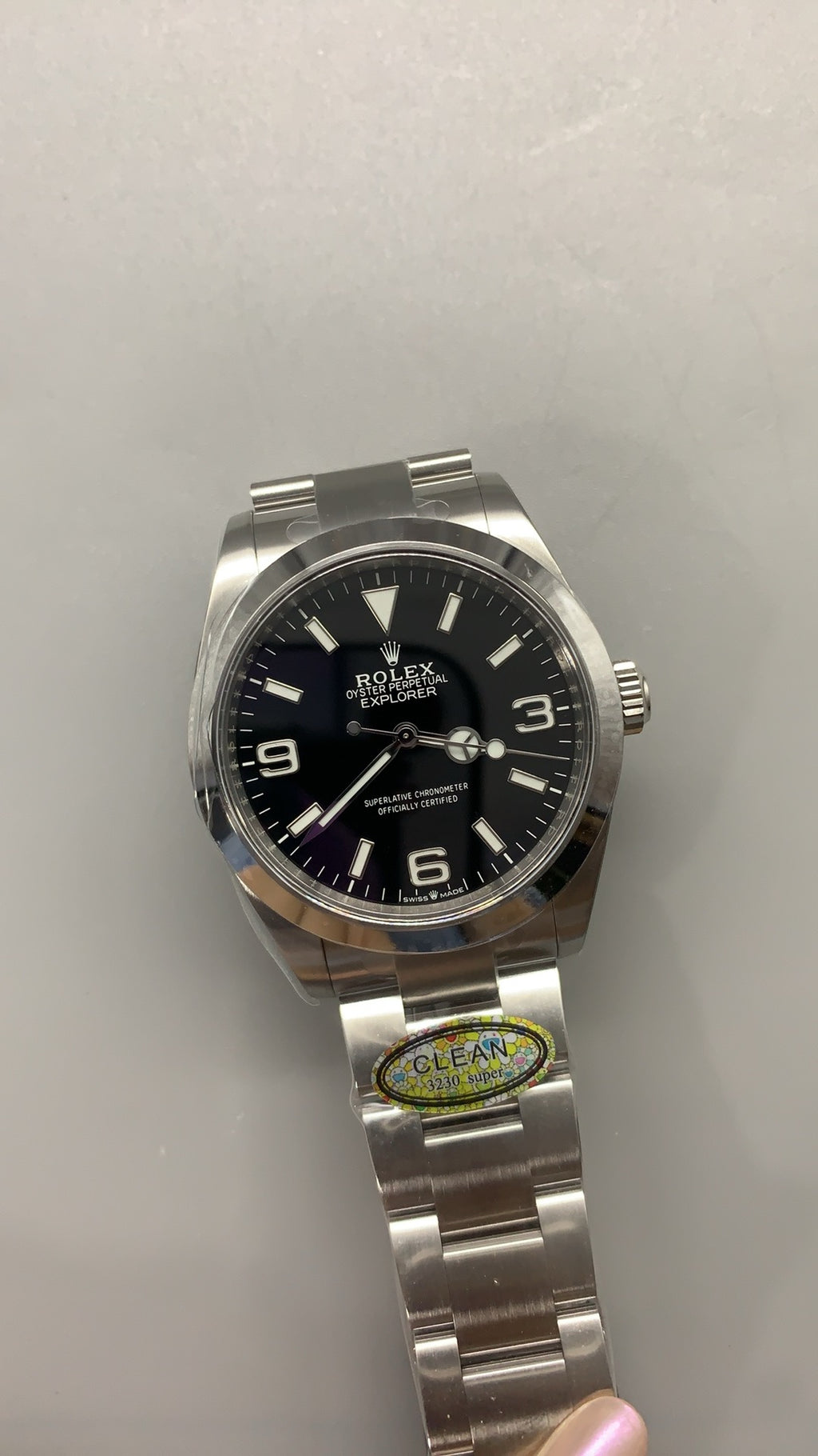 Rolex Explorer 40MM | รุ่นคลาสสิก เรียบหรู | กลไกอัตโนมัติ Cal.3230