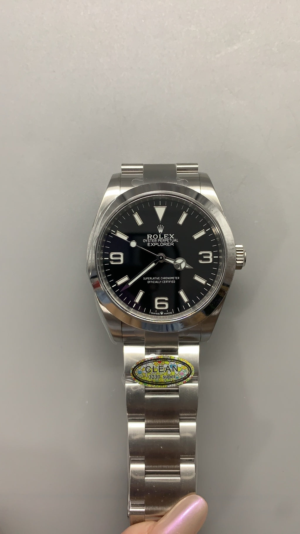 Rolex Explorer 40MM | รุ่นคลาสสิก เรียบหรู | กลไกอัตโนมัติ Cal.3230