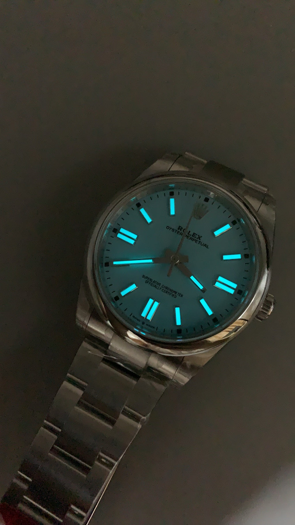 Rolex Oyster Perpetual 41MM | หน้าปัดสีฟ้า Tiffany | กลไกอัตโนมัติ Cal.3230