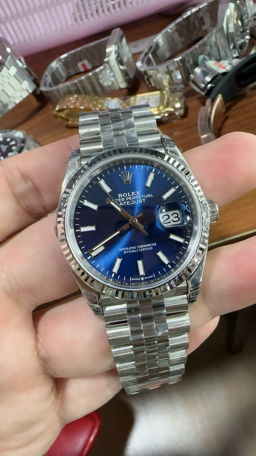 Rolex Datejust 36 | ขนาด 36 มม. | หน้าปัดสีน้ำเงิน | อัตโนมัติ