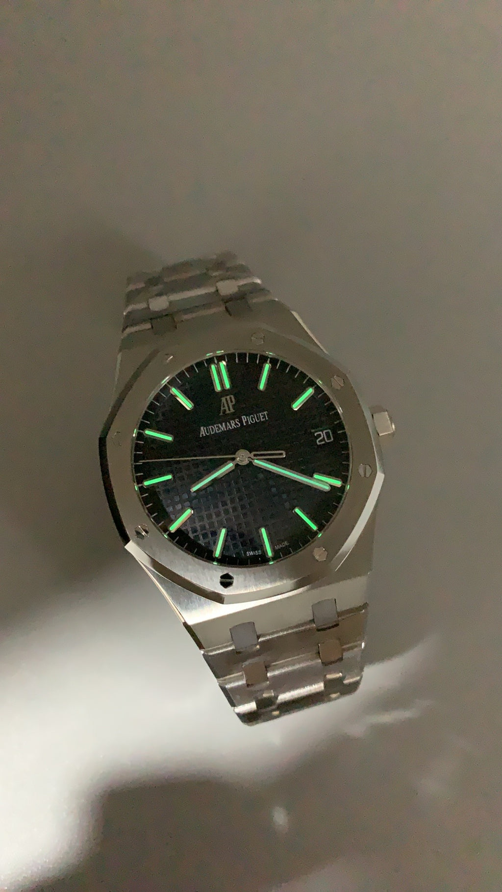 Audemars Piguet Royal Oak 15500ST | 41MM | ตัวเรือนสแตนเลสสตีล | หน้าปัดสีน้ำเงิน | กลไกอัตโนมัติ Cal.4302