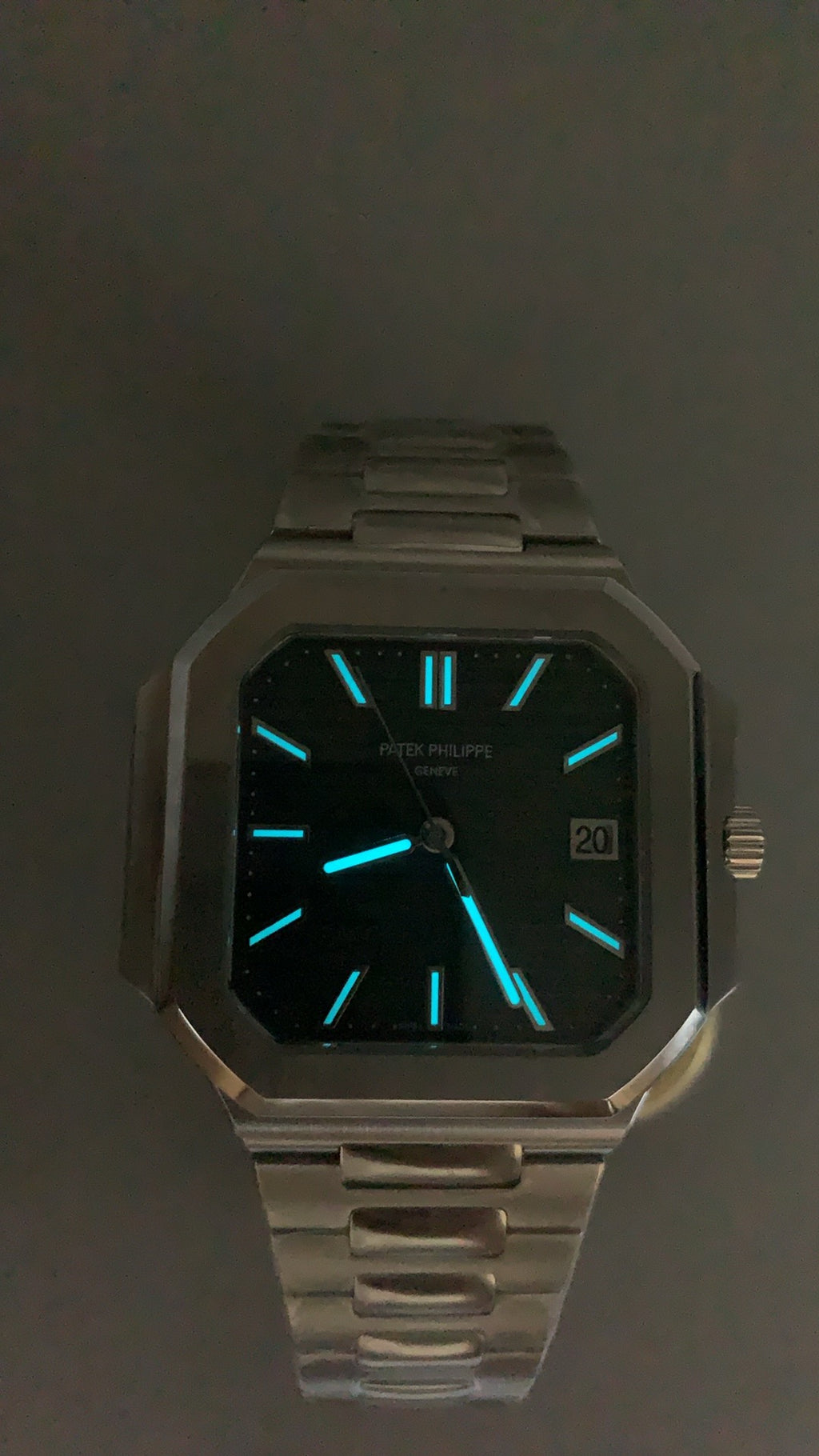 Patek Philippe Nautilus 5821 | 41MM | รุ่นใหม่ล่าสุด! | หน้าปัดสีน้ำเงินซันเรย์ | กลไกอัตโนมัติ Cal.26-330