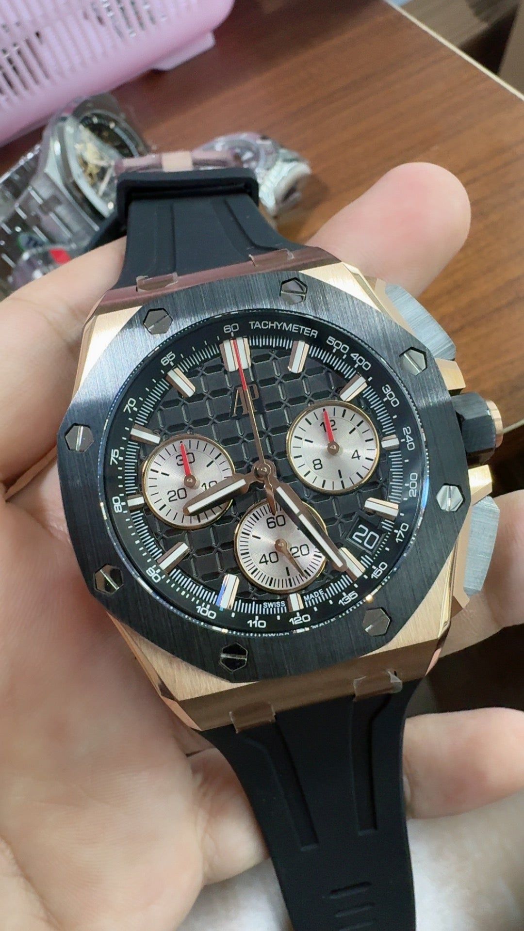 Audemars Piguet Royal Oak Offshore 26420ST | 43MM | ตัวเรือนสแตนเลสสตีล | หน้าปัดสีน้ำเงิน | จับเวลา Chronograph | กลไกอัตโนมัติ Cal.4401
