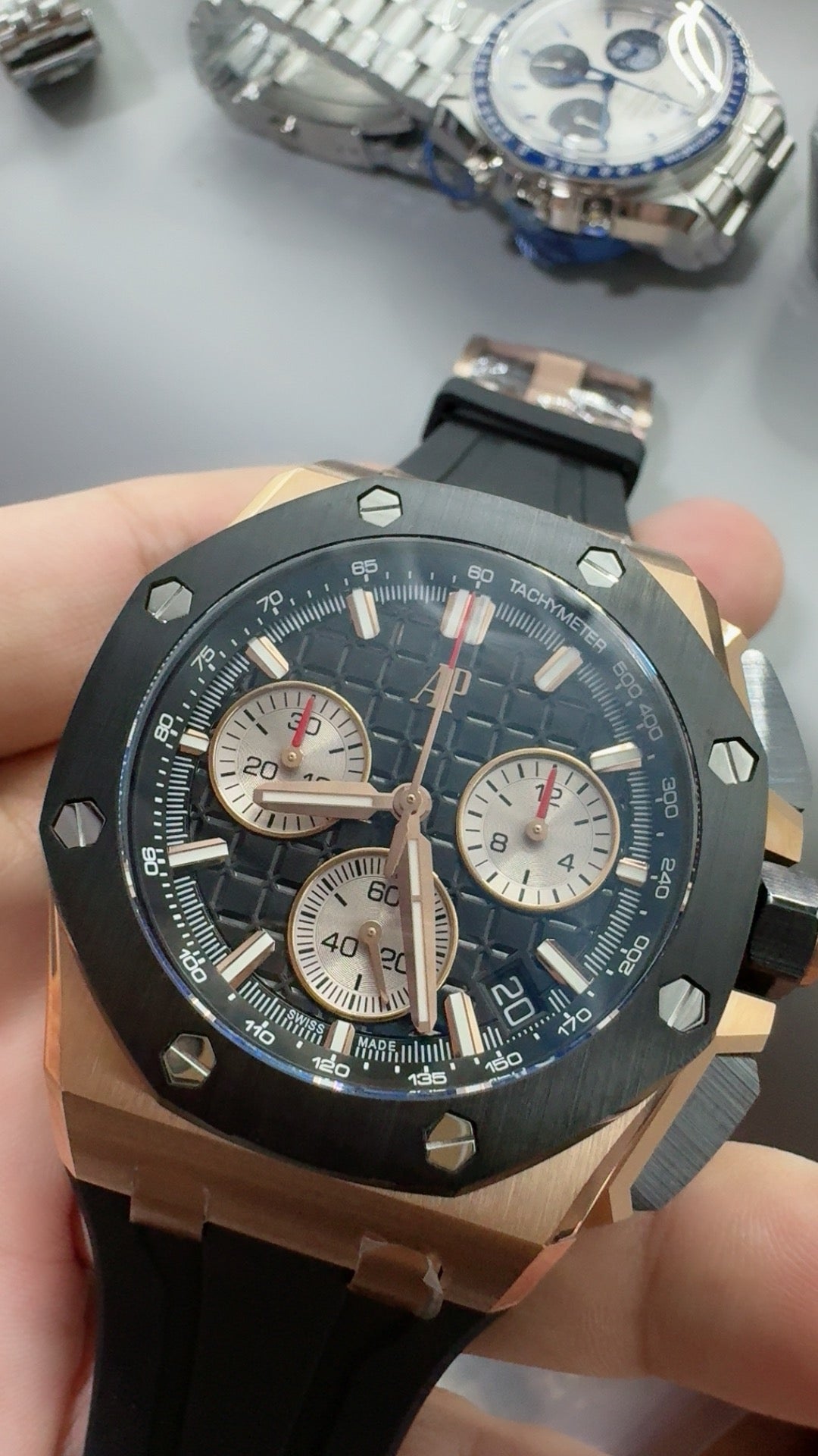 Audemars Piguet Royal Oak Offshore 26420ST | 43MM | ตัวเรือนสแตนเลสสตีล | หน้าปัดสีน้ำเงิน | จับเวลา Chronograph | กลไกอัตโนมัติ Cal.4401