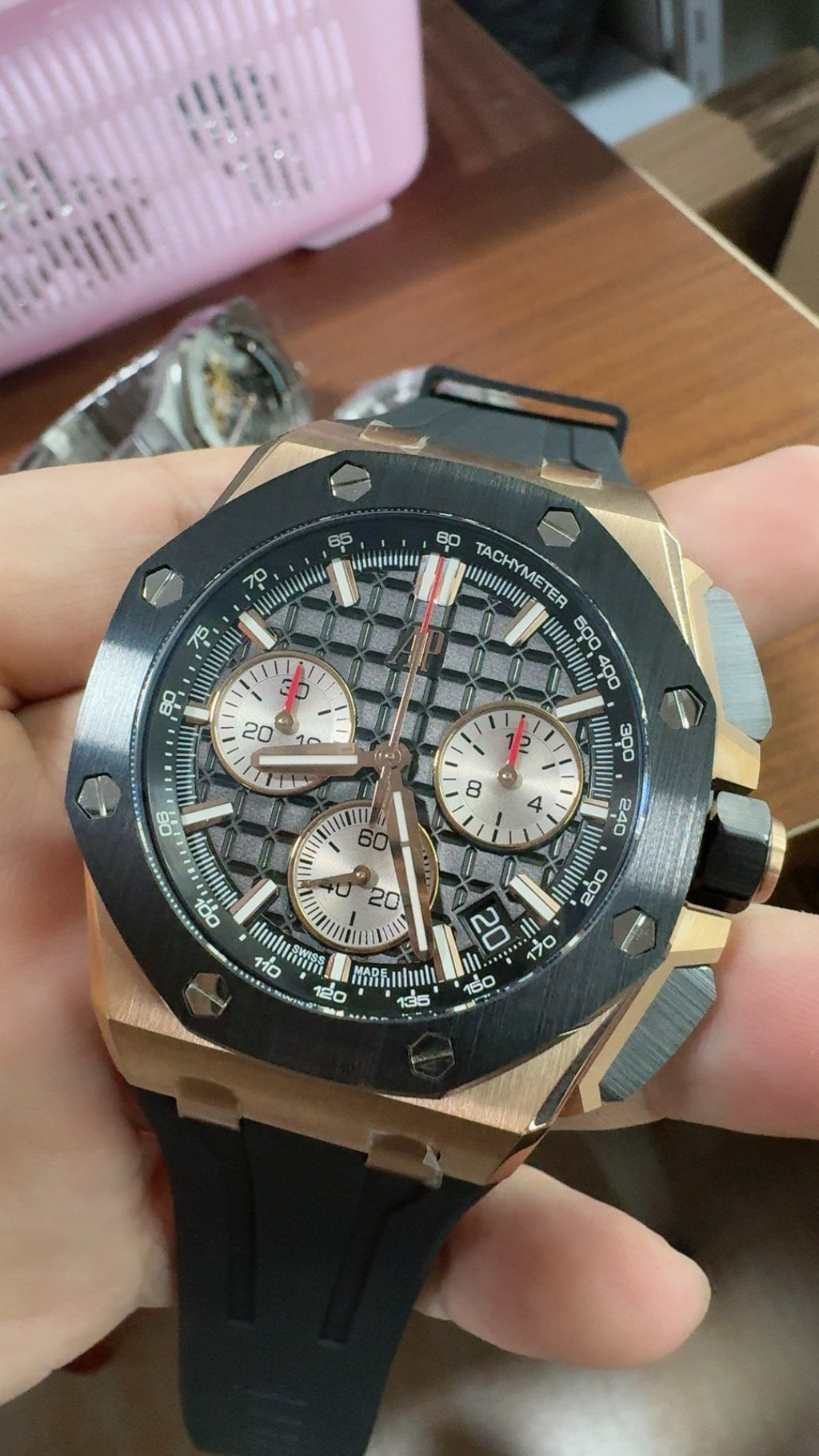 Audemars Piguet Royal Oak Offshore 26420ST | 43MM | ตัวเรือนสแตนเลสสตีล | หน้าปัดสีน้ำเงิน | จับเวลา Chronograph | กลไกอัตโนมัติ Cal.4401