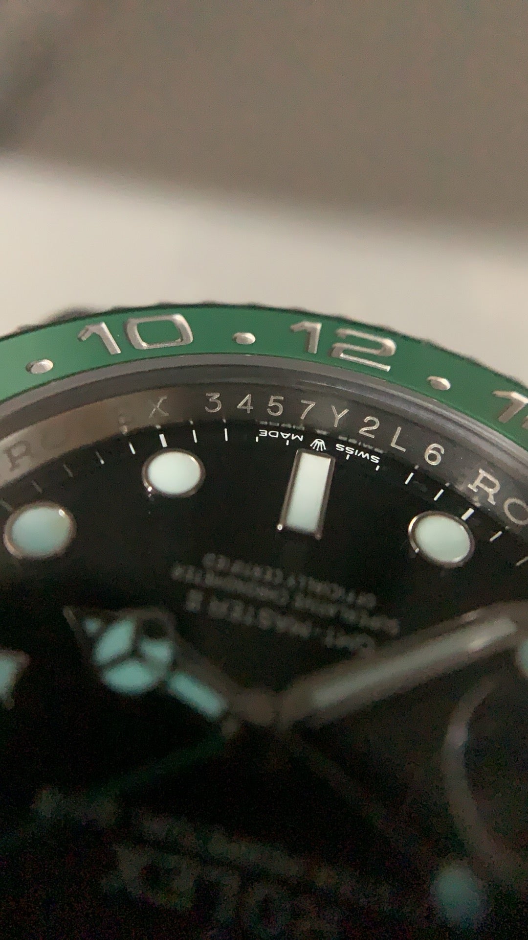 Rolex GMT-Master II 40MM | ขอบเซรามิกสีเขียว-ดำ (สไปร์ท) | กลไกอัตโนมัติ Cal.3285