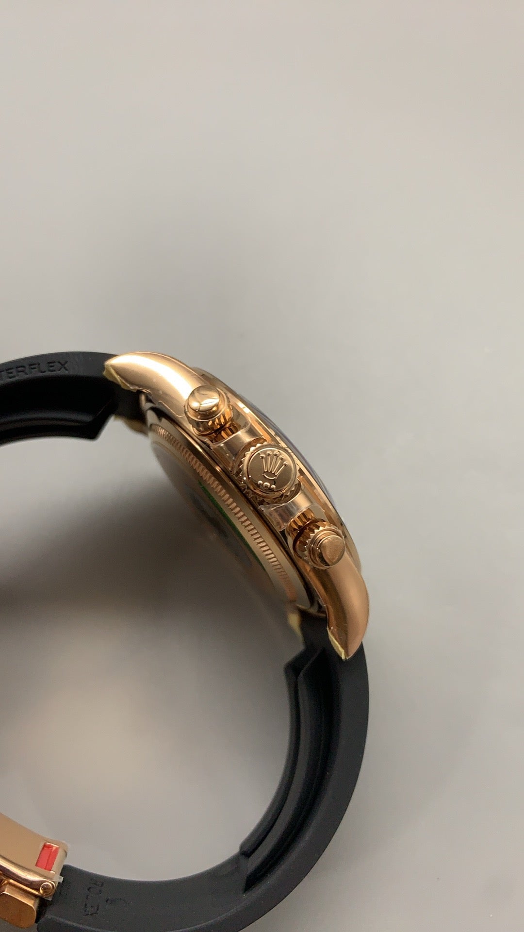 Rolex Daytona 40MM | หน้าปัดสีดำ ประดับเพชร | ตัวเรือนสแตนเลสเคลือบสีโรสโกลด์ PVD