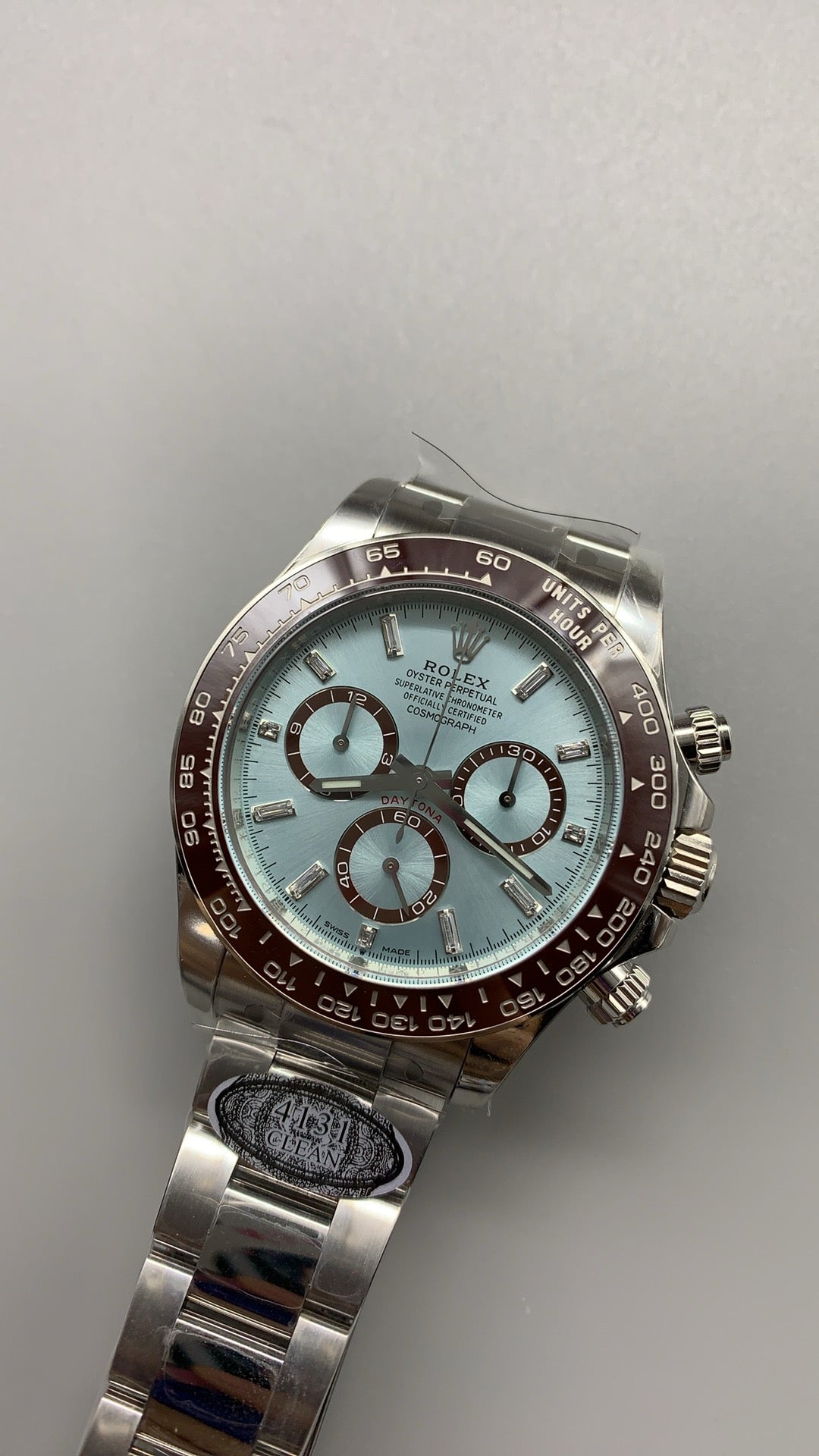 Rolex Daytona 40MM | หน้าปัดสีฟ้าน้ำแข็ง (Ice Blue) | กลไกอัตโนมัติ Cal.4131