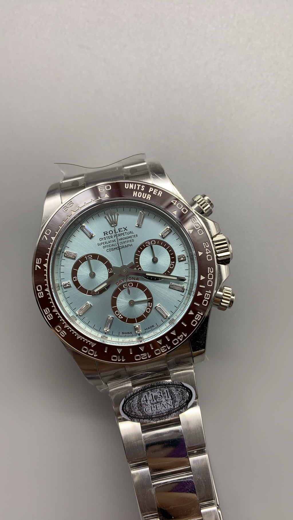 Rolex Daytona 40MM | หน้าปัดสีฟ้าน้ำแข็ง (Ice Blue) | กลไกอัตโนมัติ Cal.4131