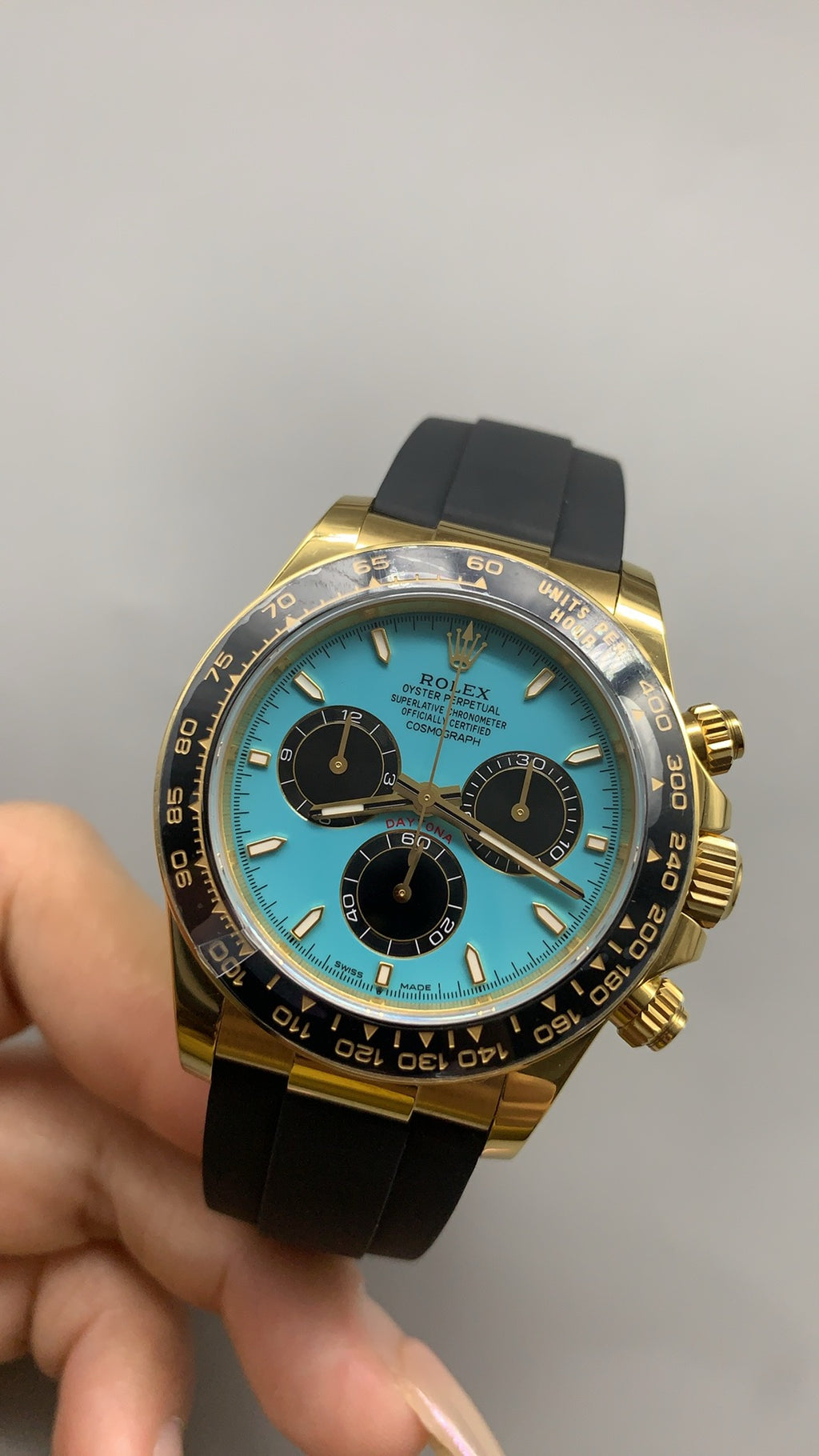 Rolex Daytona 40MM | หน้าปัดสีฟ้า Tiffany | กลไกอัตโนมัติ Cal.4131