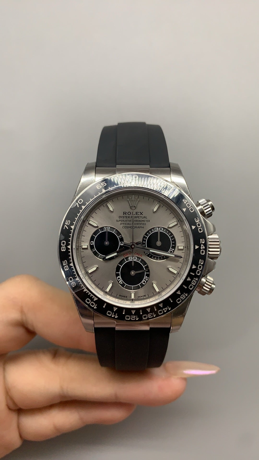 Rolex Daytona 40MM | หน้าปัดสีเทา | กลไกอัตโนมัติ Cal.4131