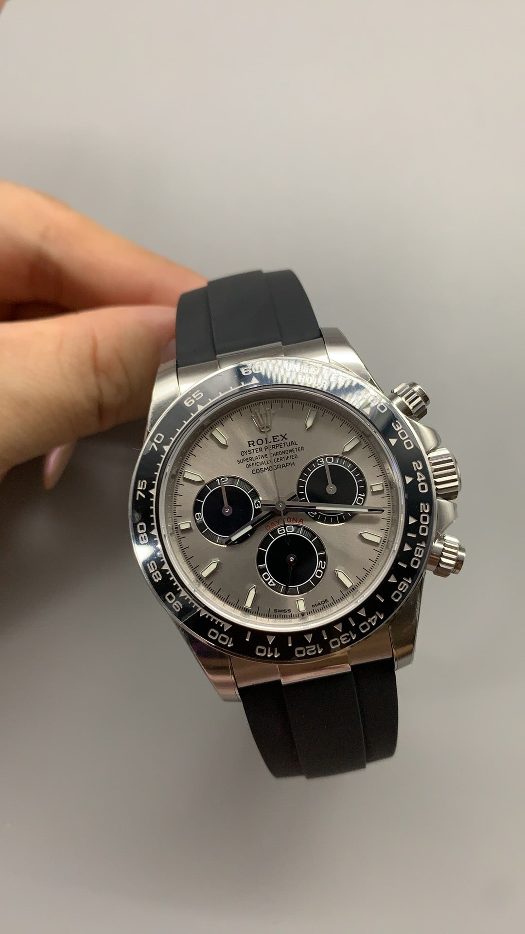 Rolex Daytona 40MM | หน้าปัดสีเทา | กลไกอัตโนมัติ Cal.4131