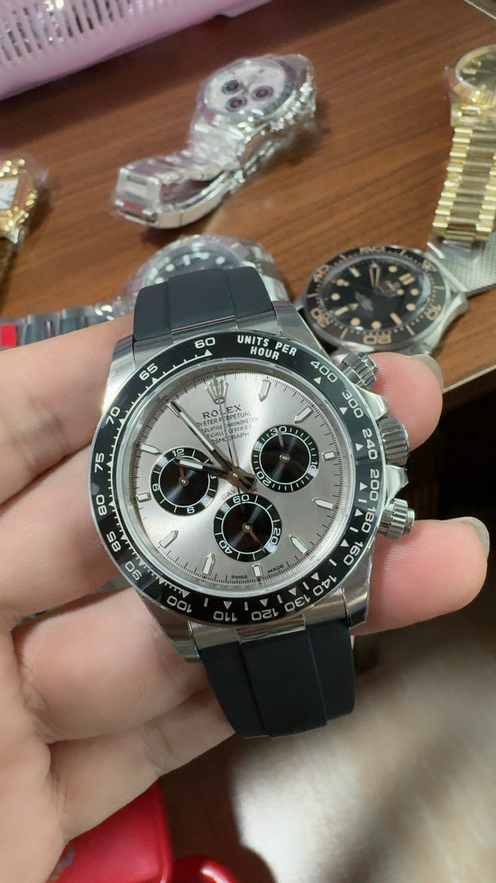 Rolex Daytona 40MM | หน้าปัดสีเทา | กลไกอัตโนมัติ Cal.4131