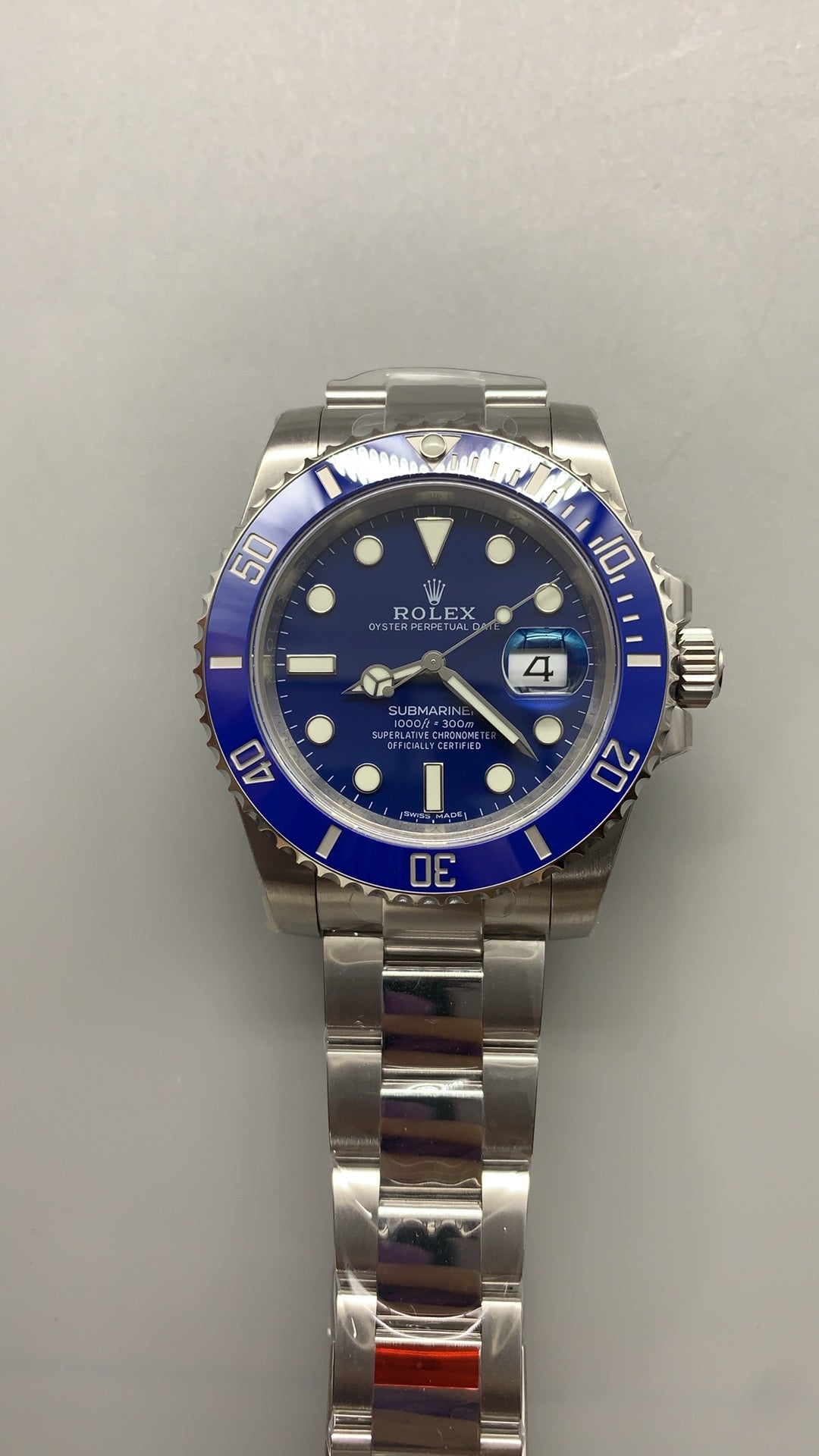 Rolex Submariner 40MM | หน้าปัดสีน้ำเงิน ขอบสีน้ำเงิน | กลไกอัตโนมัติ Cal.3135