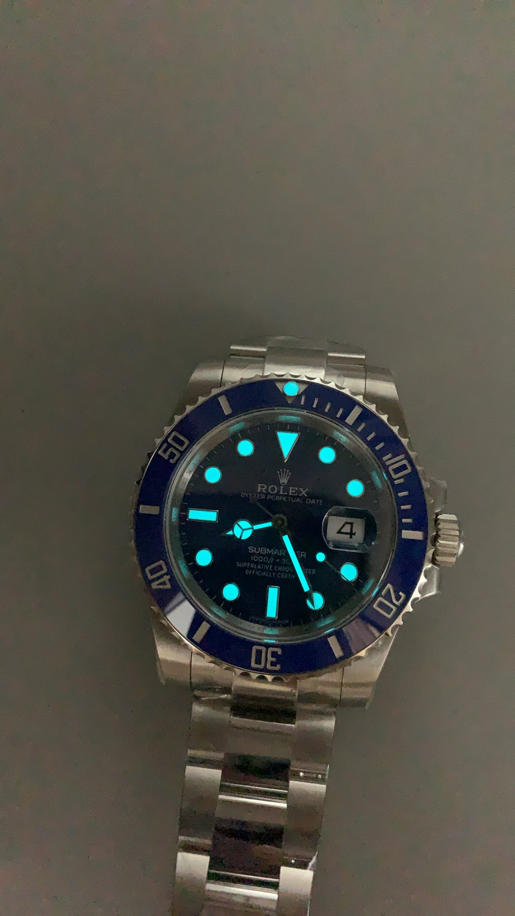 Rolex Submariner 40MM | หน้าปัดสีน้ำเงิน ขอบสีน้ำเงิน | กลไกอัตโนมัติ Cal.3135