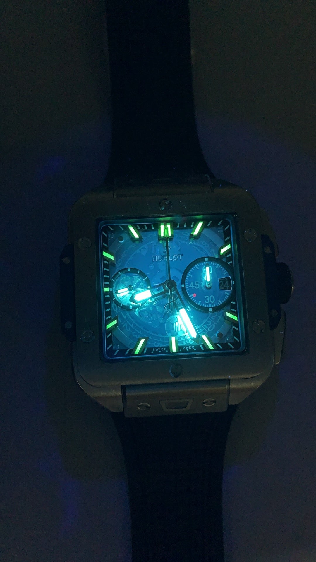 Hublot Spirit of Big Bang | 42MM | ตัวเรือนไทเทเนียมทรงถังไวน์ (Tonneau) | หน้าปัดสเกเลตัน | จับเวลา Chronograph | กลไกอัตโนมัติ HUB4700