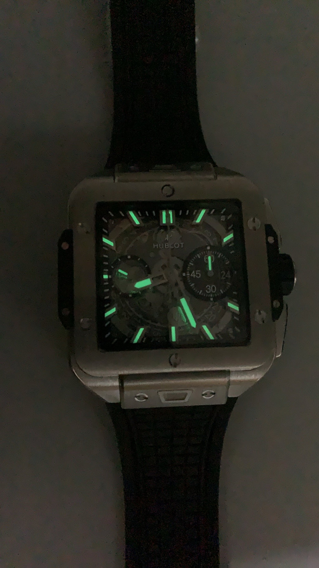 Hublot Spirit of Big Bang | 42MM | ตัวเรือนไทเทเนียมทรงถังไวน์ (Tonneau) | หน้าปัดสเกเลตัน | จับเวลา Chronograph | กลไกอัตโนมัติ HUB4700