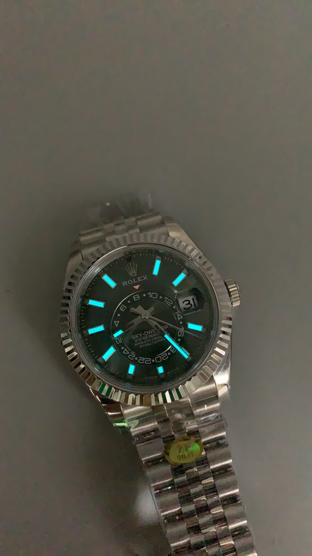 Rolex Sky-Dweller 42MM | หน้าปัดสีเขียว | กลไกอัตโนมัติ Cal.9002