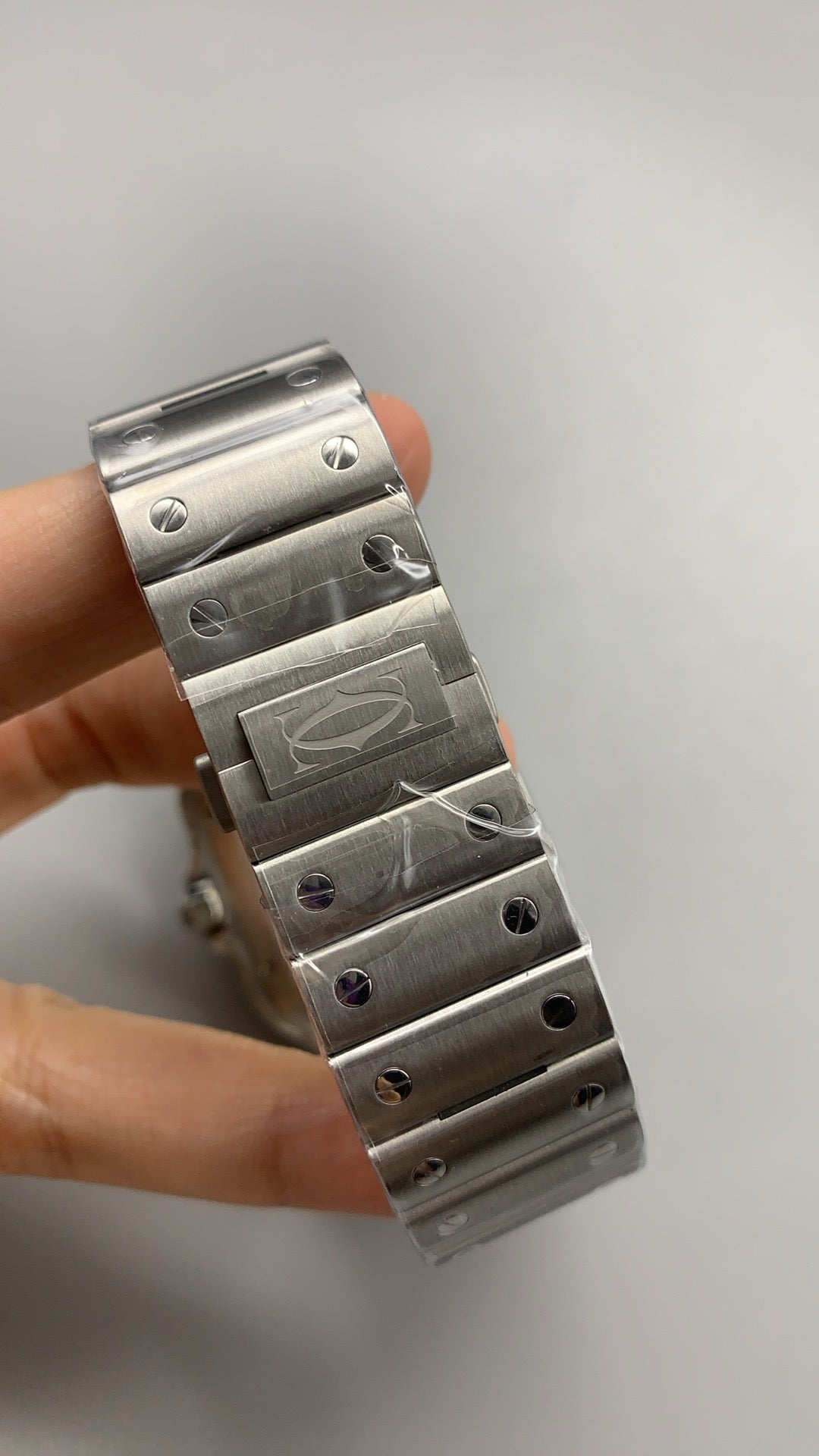 Cartier Santos de Cartier | ขนาด 40 มม. (Large) | ขอบหน้าปัดสีดำ | อัตโนมัติ