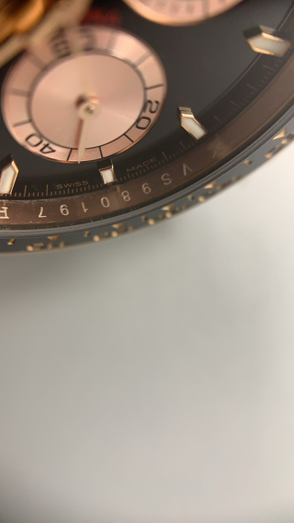 Rolex Daytona 40MM | รุ่นใหม่ Cal.4131 | ตัวเรือนสแตนเลสเคลือบสีโรสโกลด์ PVD