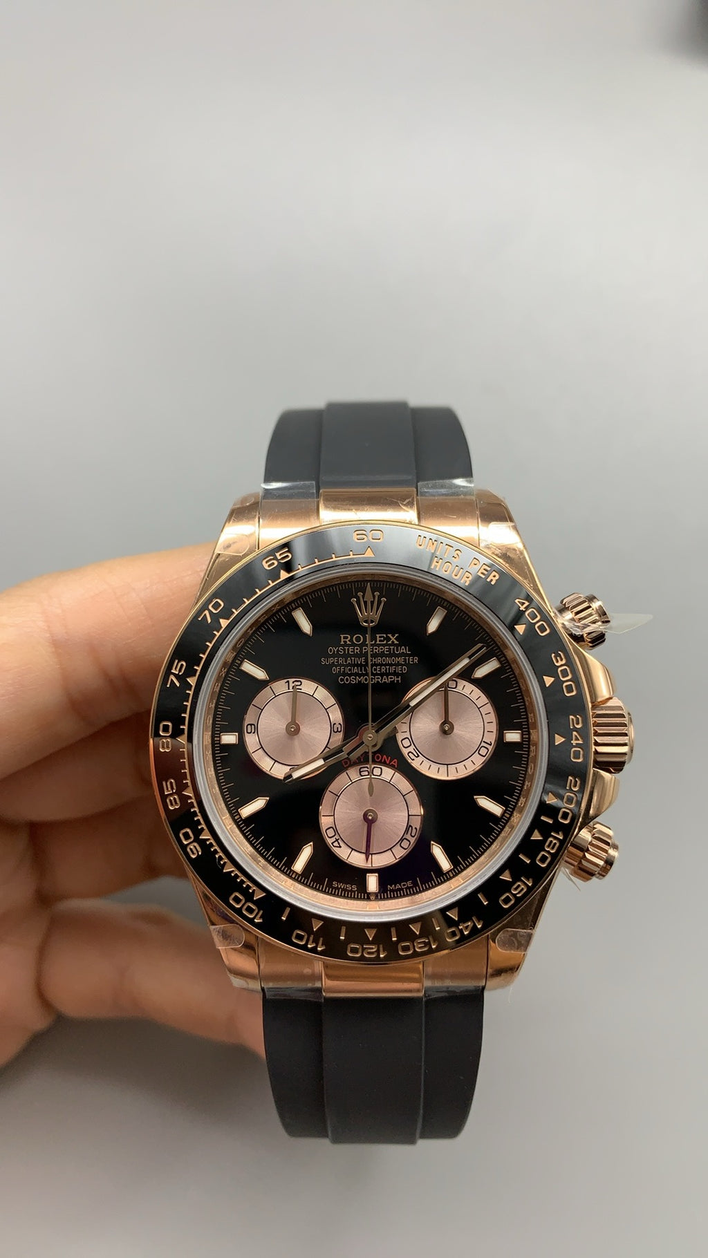 Rolex Daytona 40MM | รุ่นใหม่ Cal.4131 | ตัวเรือนสแตนเลสเคลือบสีโรสโกลด์ PVD